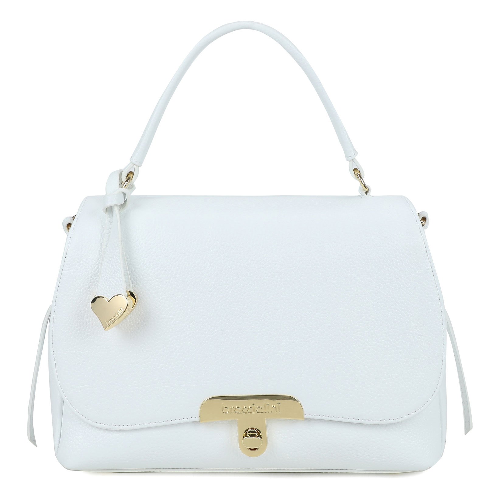 Michelle Borsa a mano e tracolla B19013 Bianco