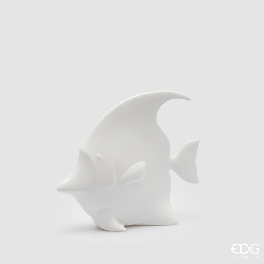 Pesce Disco Medio in Ceramica (Piatto) 24x5x21h Edg