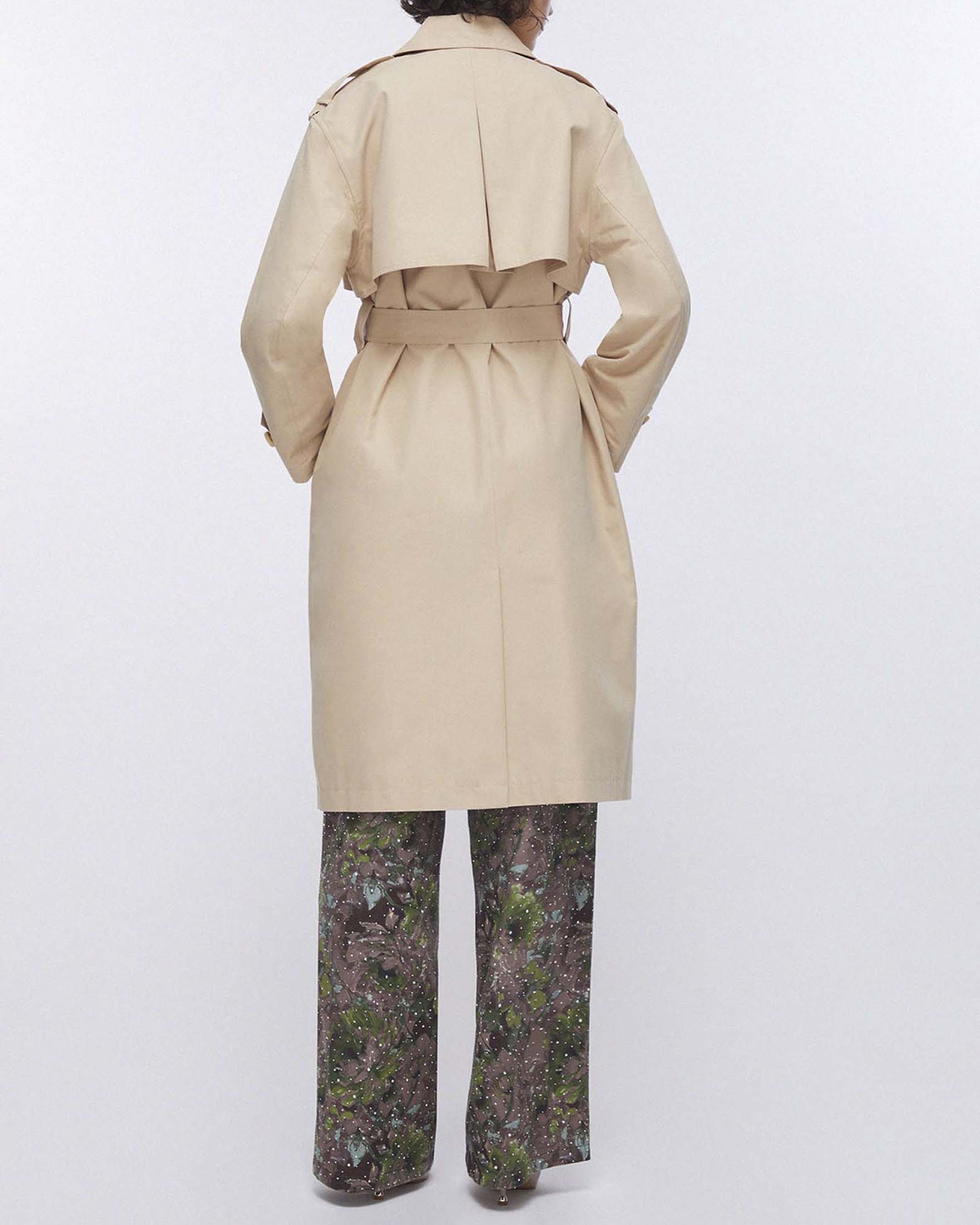 Trench Liu Jo sabbia in misto cotone con cintura image