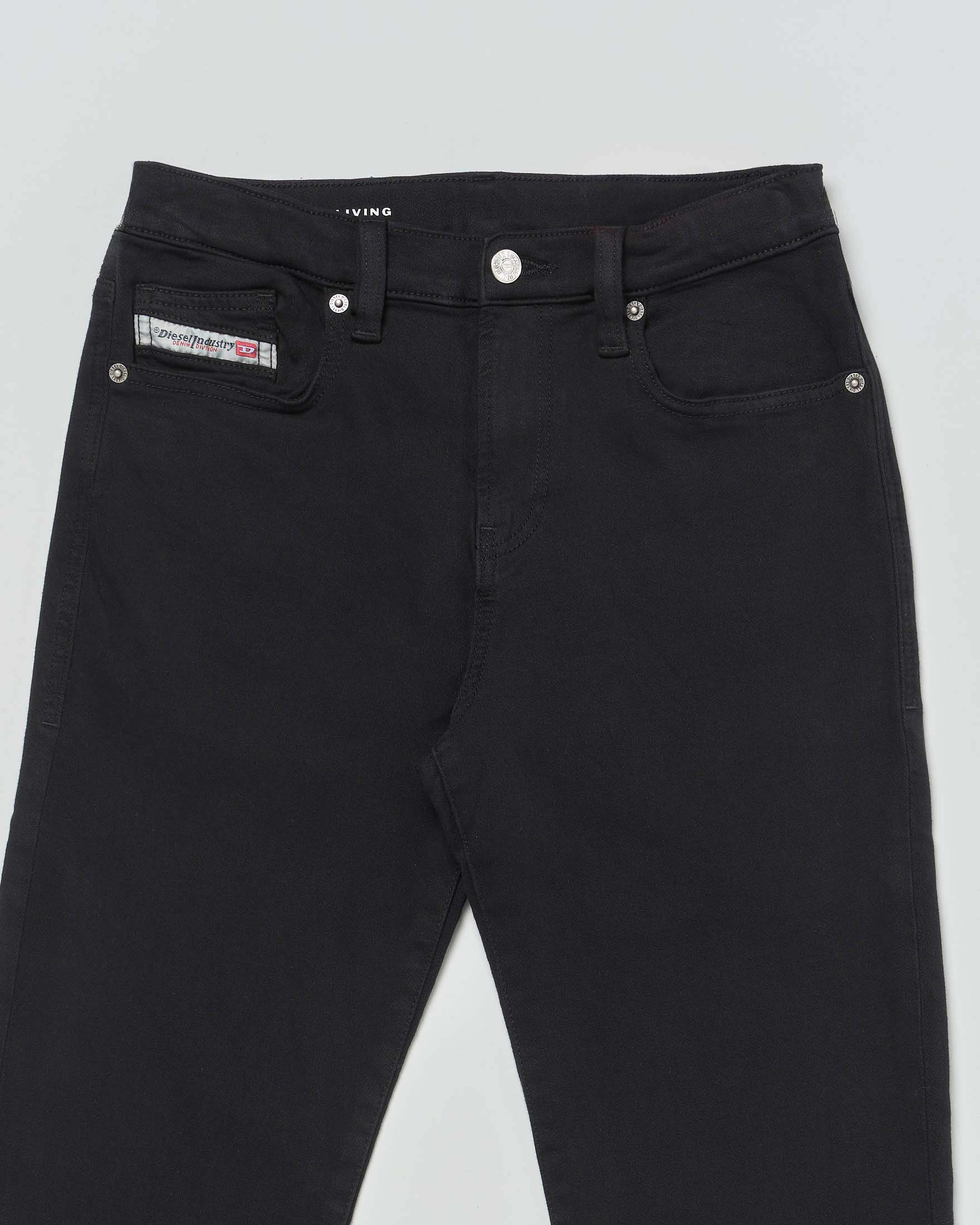 Jeans Diesel nero D-Viker regular-fit in cotone stretch image