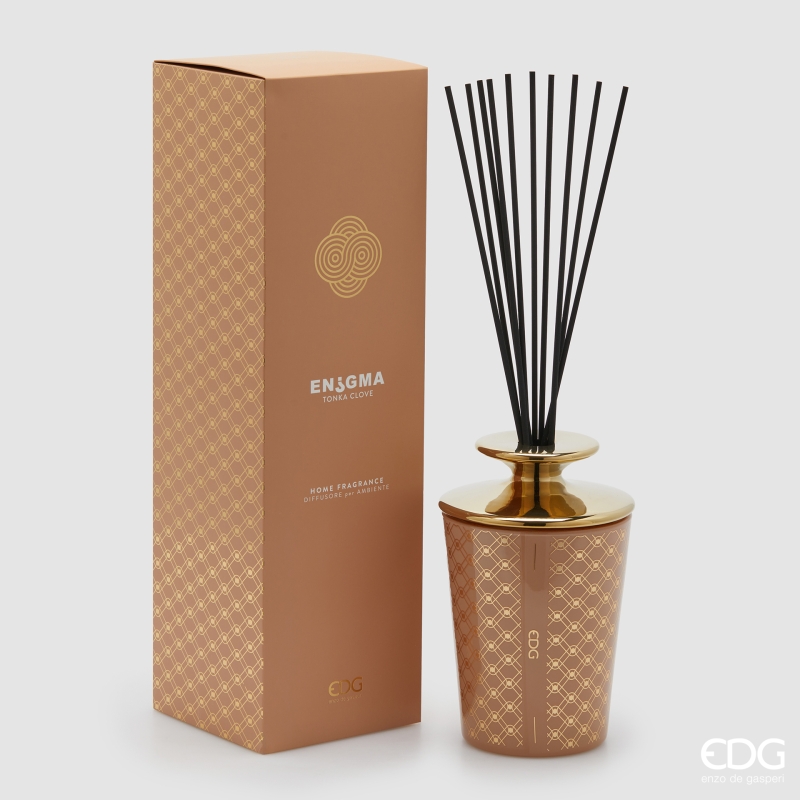 Diffusore Profumo a Bastoncini Enigma Collection Tonka Clove 900 ml. Edg