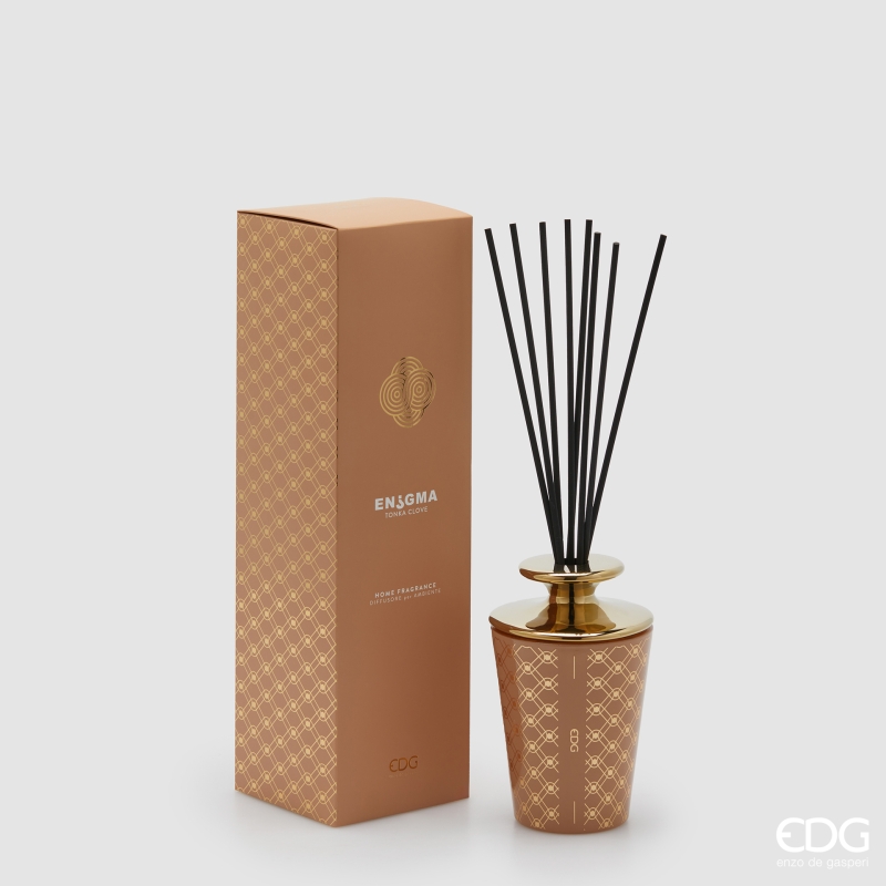 Diffusore Profumo a Bastoncini Enigma Collection Tonka Clove 400 ml. Edg