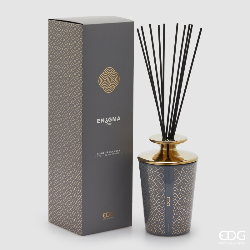 Diffusore Profumo a Bastoncini Enigma Collection Oud 900 ml. Edg