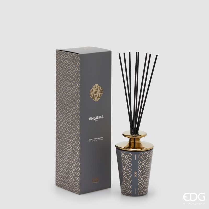Diffusore Profumo a Bastoncini Enigma Collection Oud 400 ml. Edg