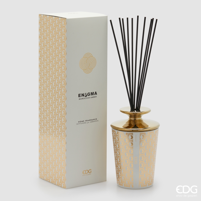 Diffusore Profumo a Bastoncini Enigma Collection Moroccan Amber 900 ml. Edg