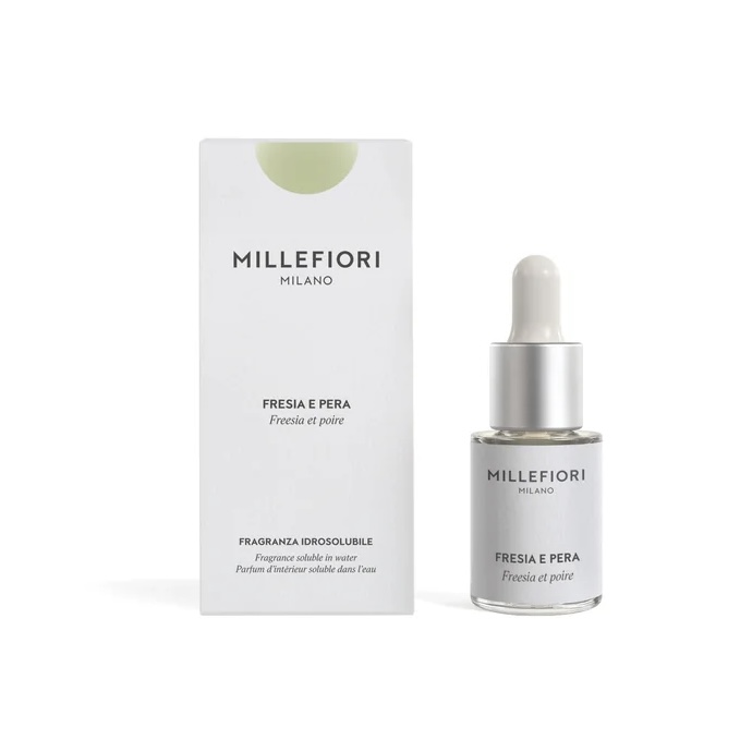 Fragranza Idrosolubile Fresia e Pera 15 ml. Millefiori Milano