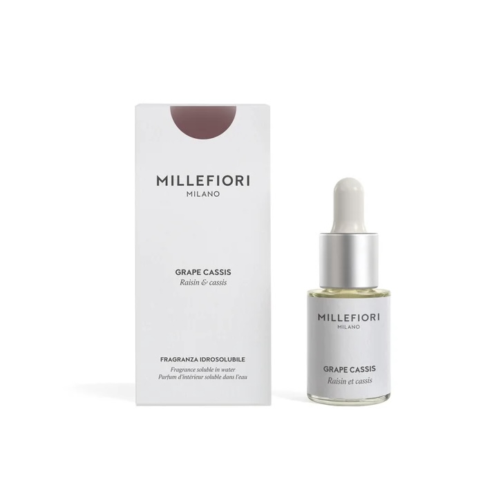 Fragranza Idrosolubile Grape Cassis 15 ml. Millefiori Milano