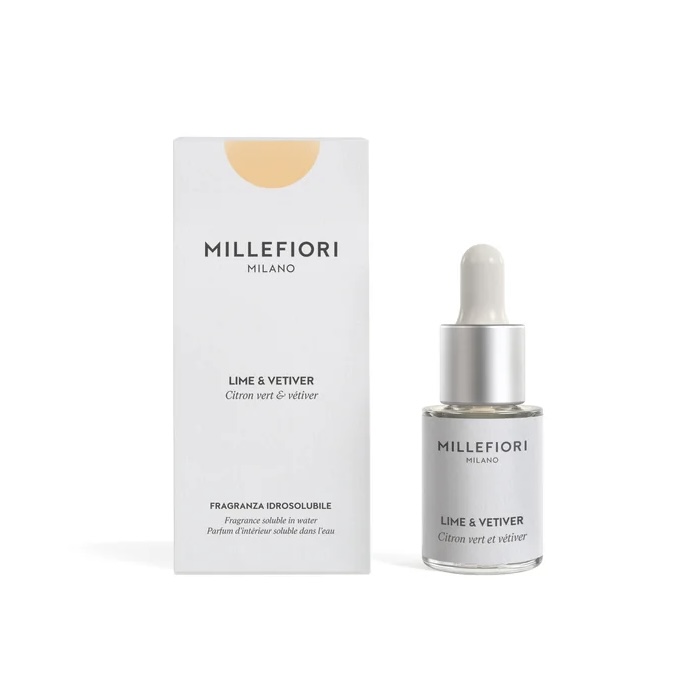 Fragranza Idrosolubile Lime & Vetiver 15 ml. Millefiori Milano