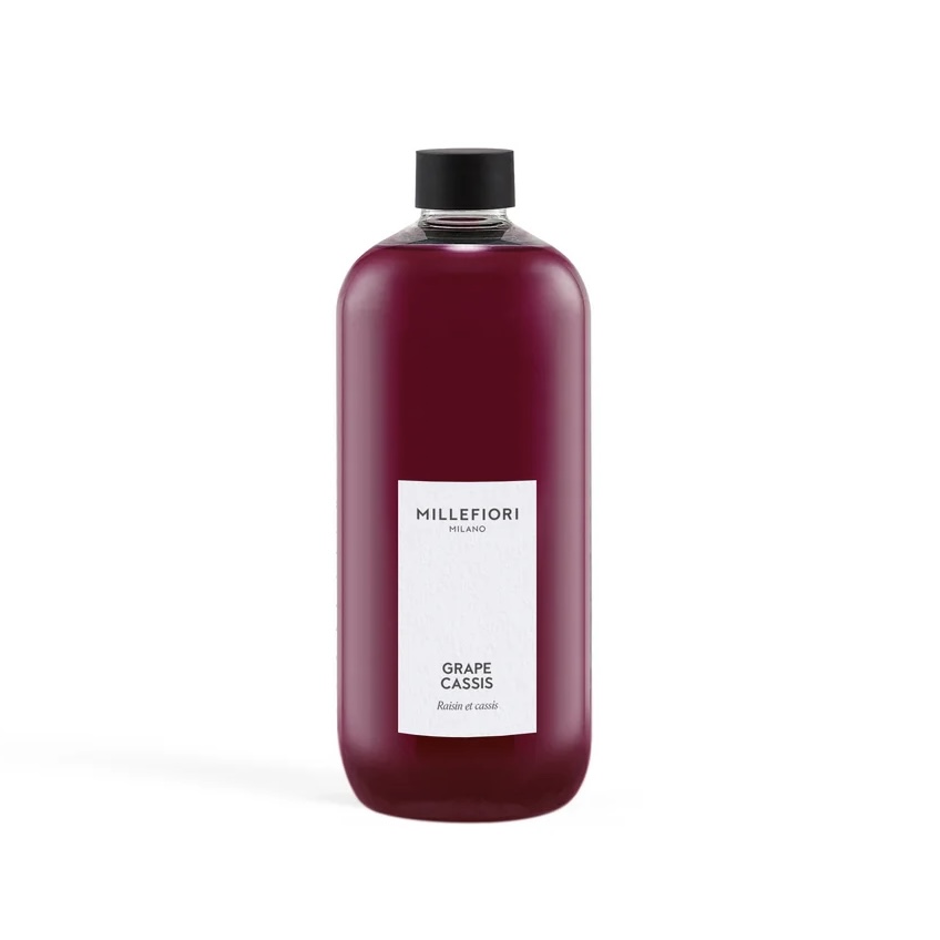 Ricarica per Diffusore a Stick 500 ml. Grape Cassis Millefiori Milano