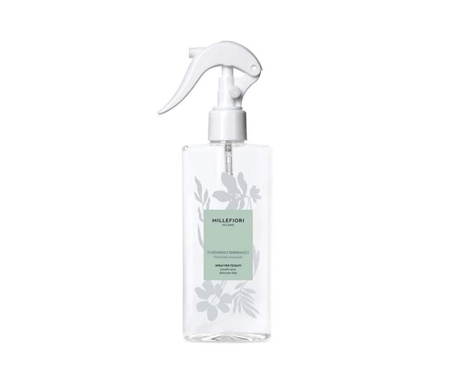 Spray per Tessuti 200 ml. Patchouli Smeraldo Millefiori Milano