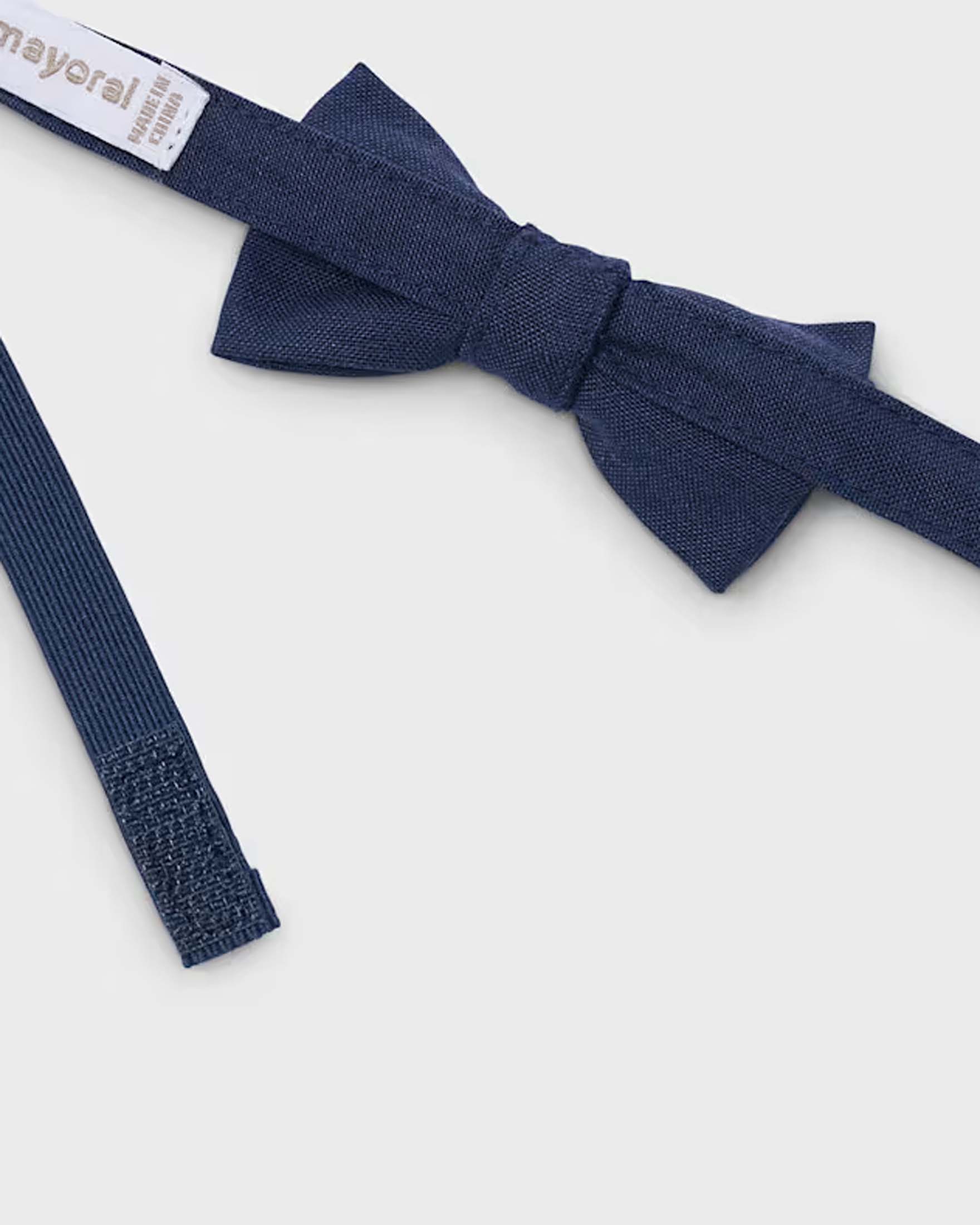 Papillon Mayoral blu in misto cotone e lino image