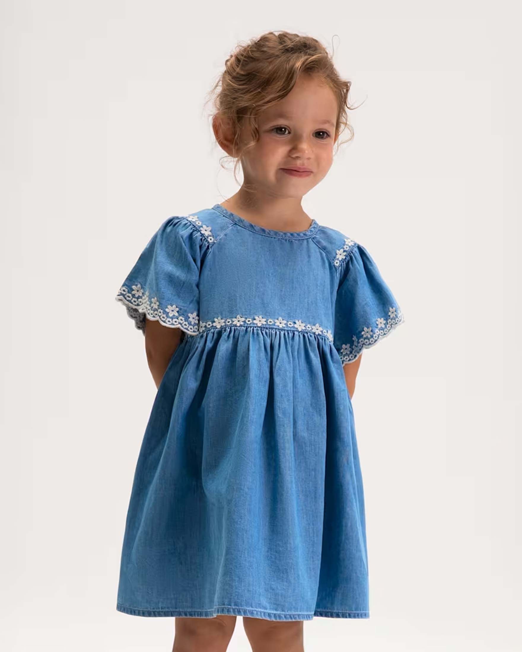 Abito Mayoral blu in misto cotone