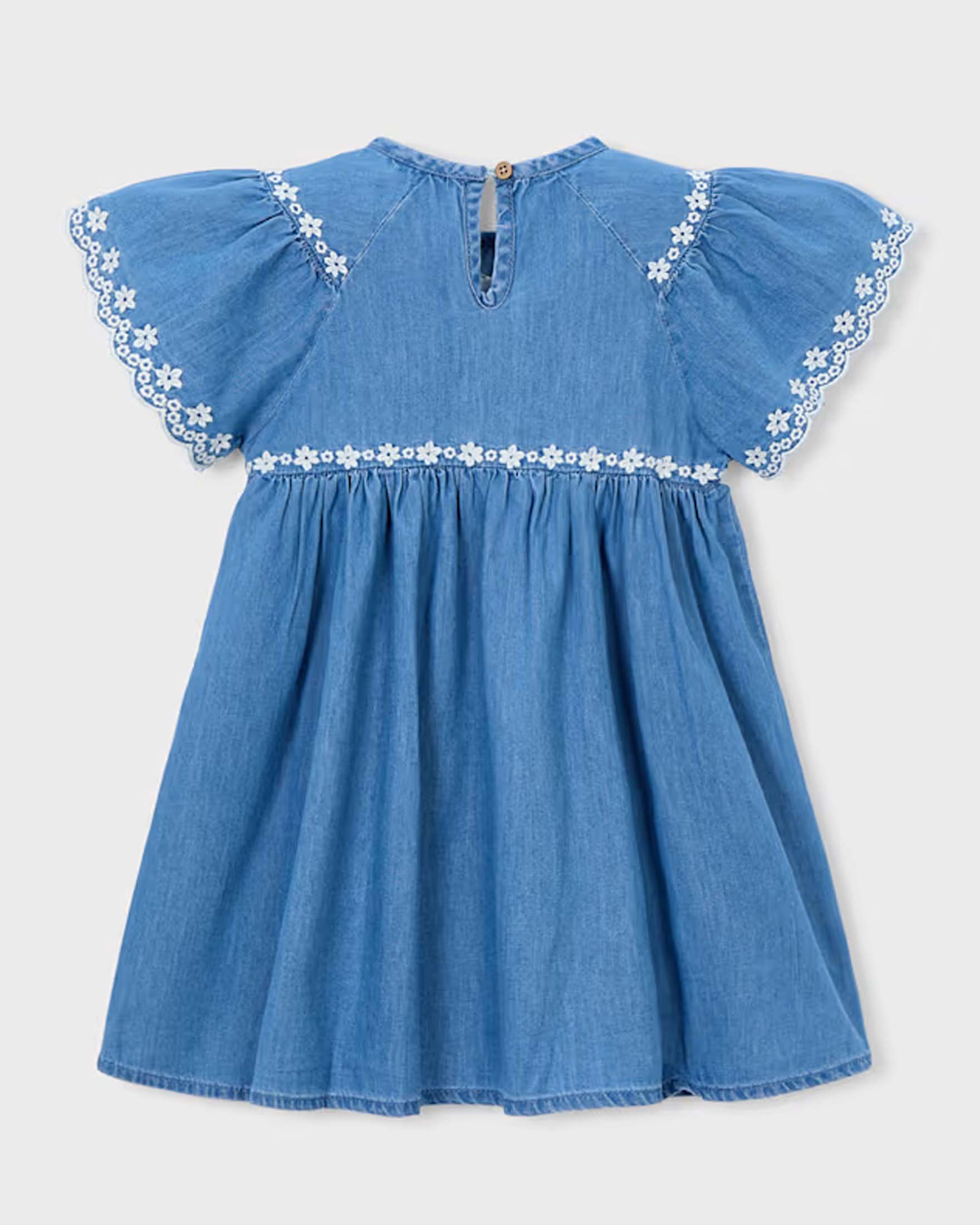 Abito Mayoral blu in misto cotone image