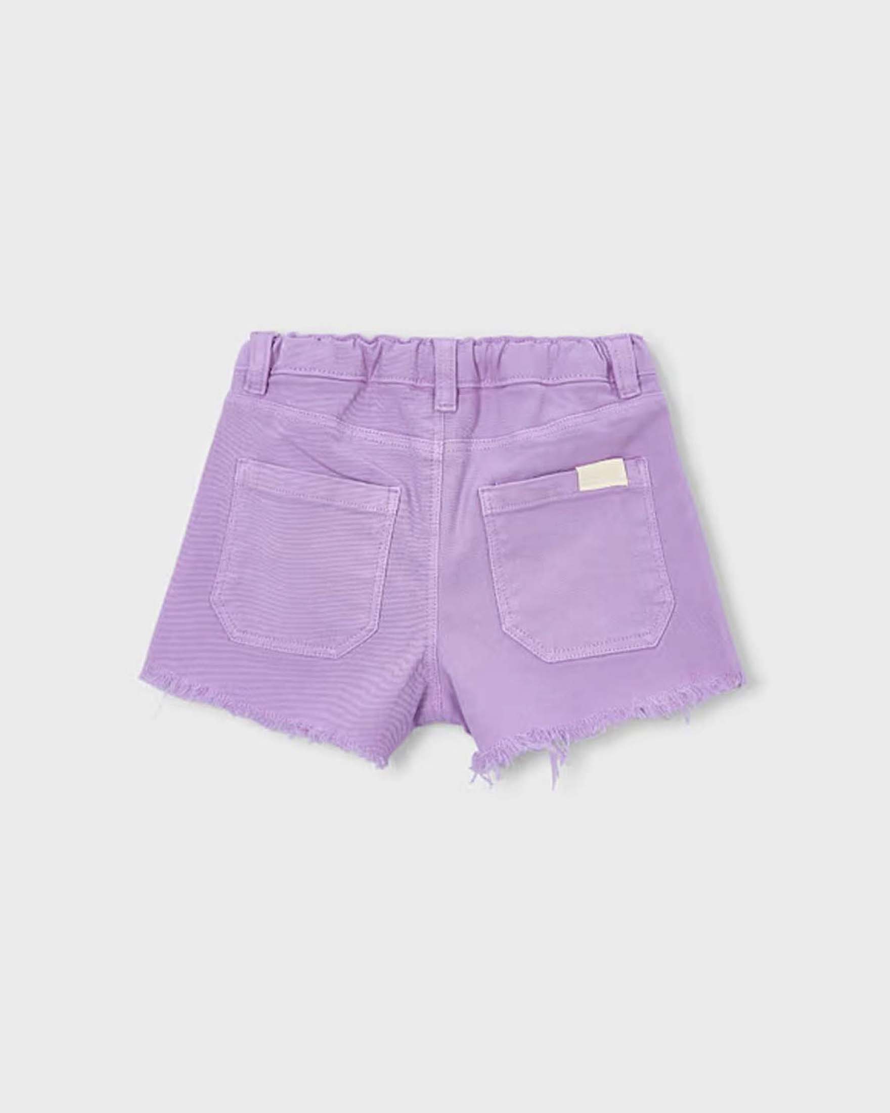 Short lilla in cotone con elastan image