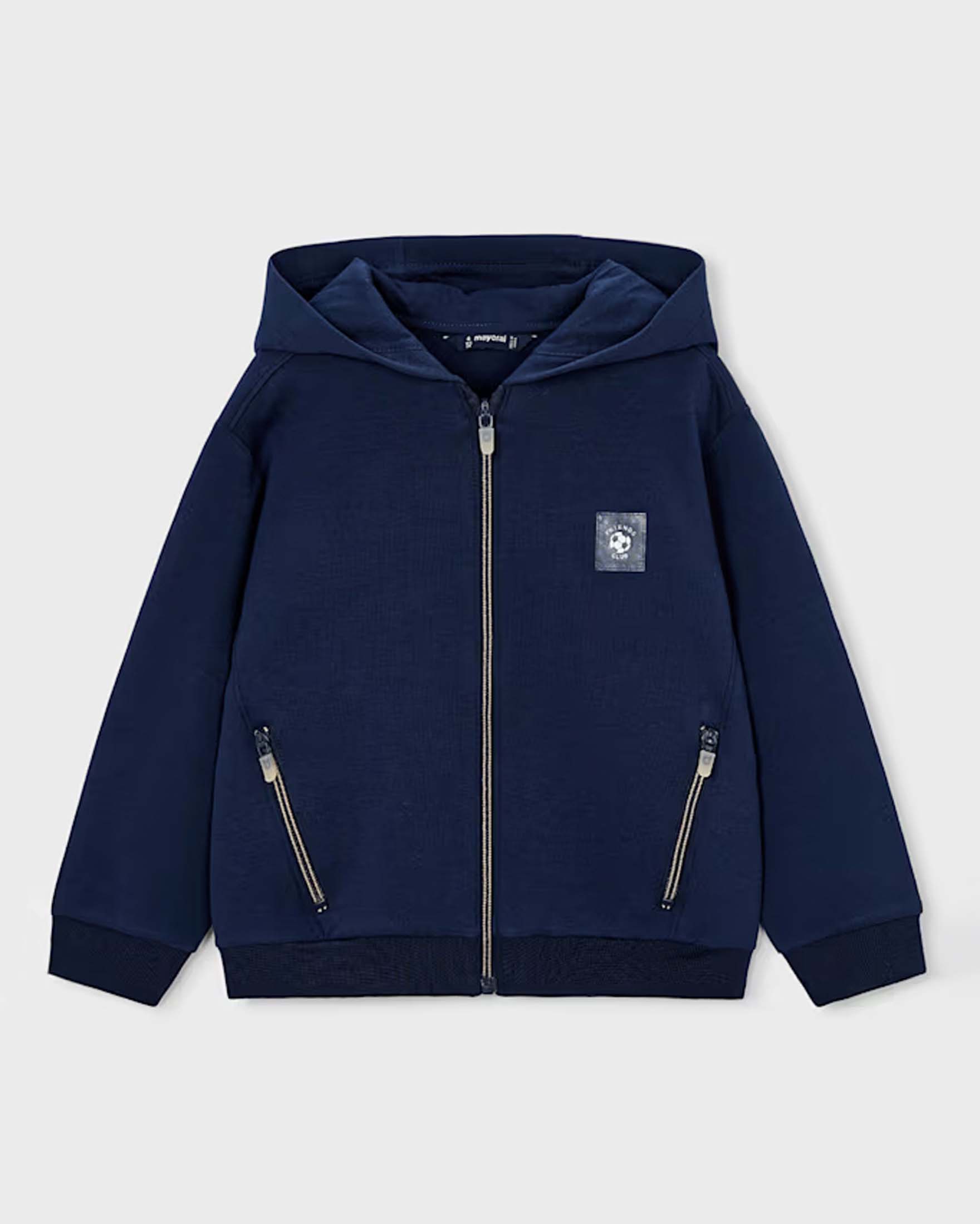 Felpa Mayoral blu in misto cotone