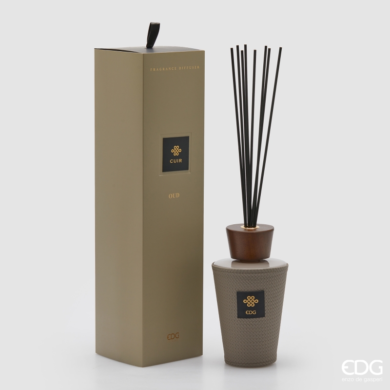 Diffusore Profumo a Bastoncini Cuir 1000 ml. Oud Edg