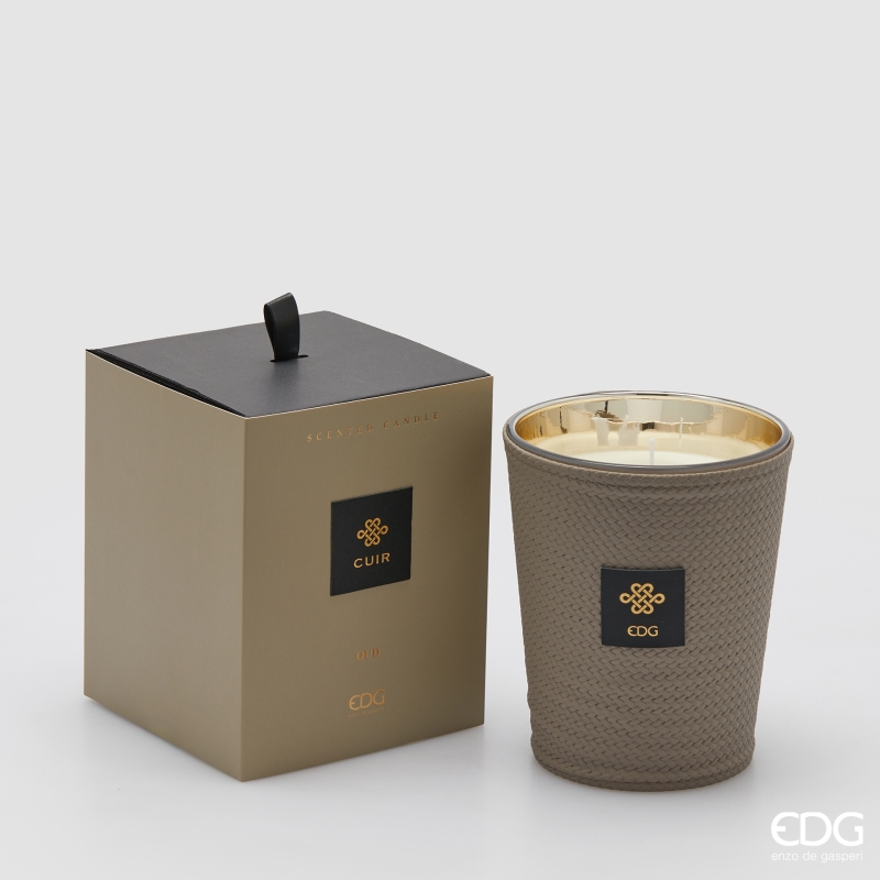 Candela Profumata Cuir 900g Oud Edg