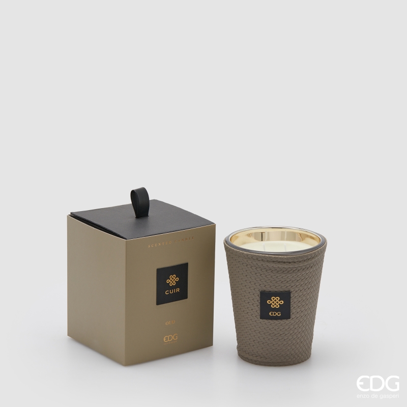 Candela Profumata Cuir 360g Oud Edg