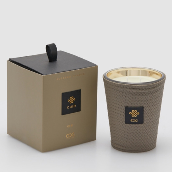 Candela Profumata Cuir 1400g Oud Edg