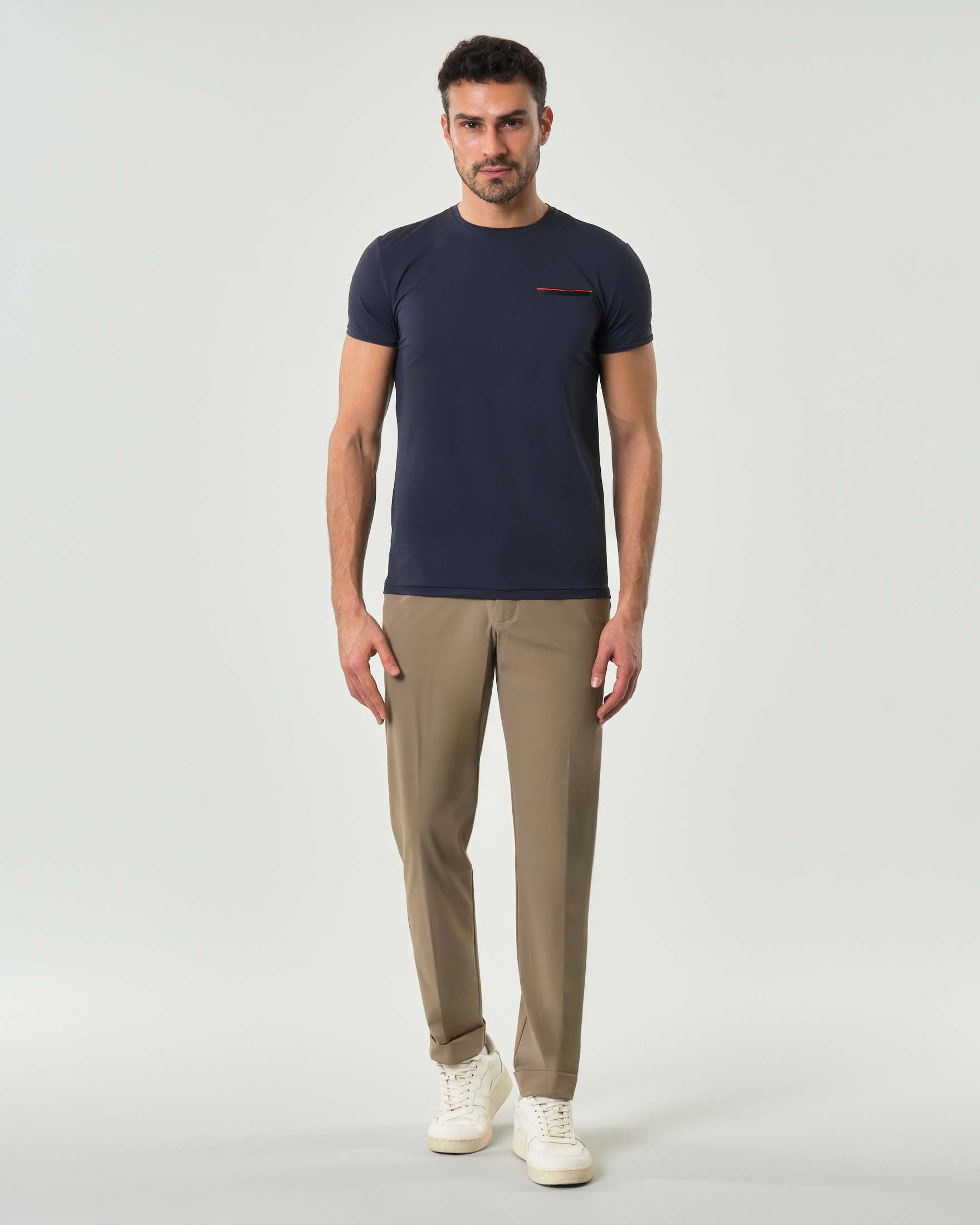Pantalone R.R.D. Chino Revo sabbia in tessuto tecnico stretch