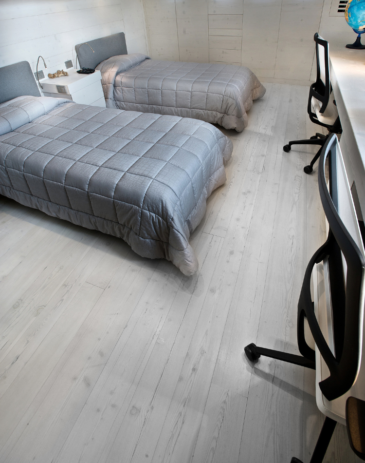 pavimenti in legno larice sbiancato