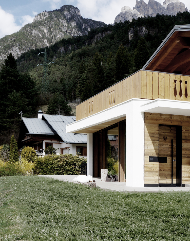 casa vacanze in montagna con rivestimenti in legno
