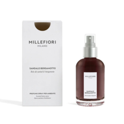 Home Spray 100 ml. Sandalo e Bergamotto Millefiori Milano