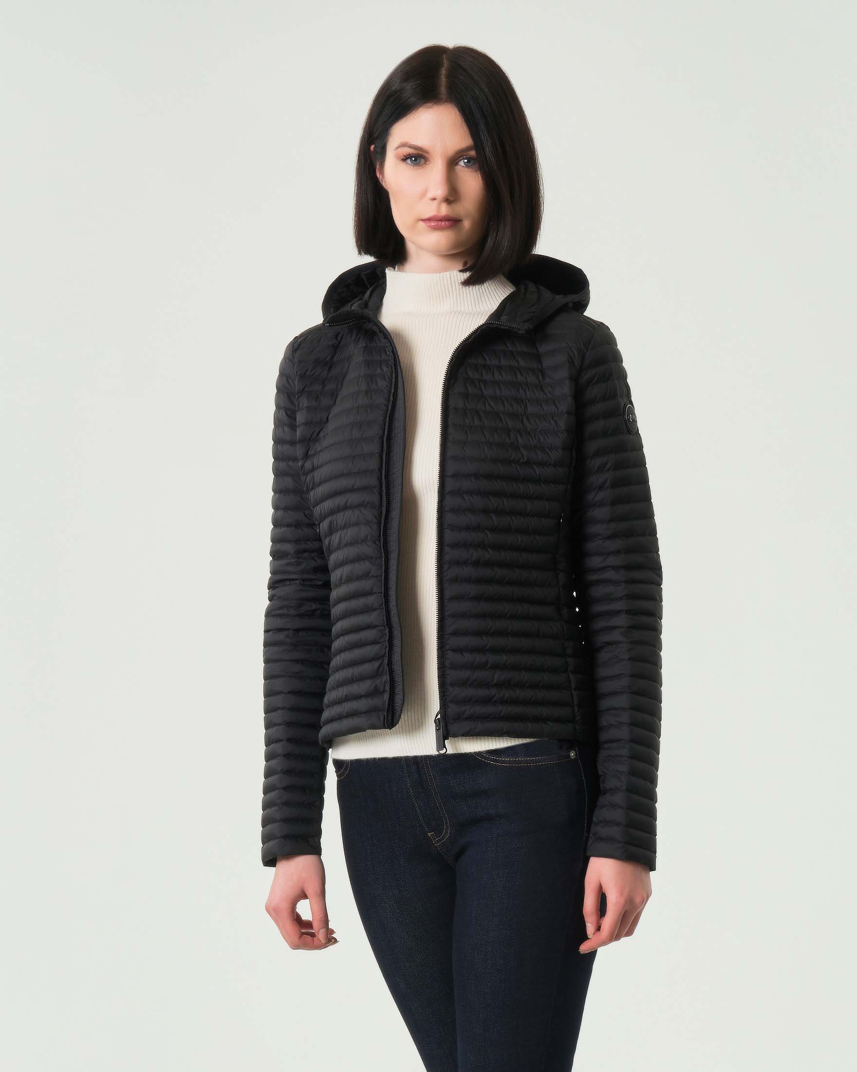 Piumino 50 grammi nero Colmar Originals con cappuccio