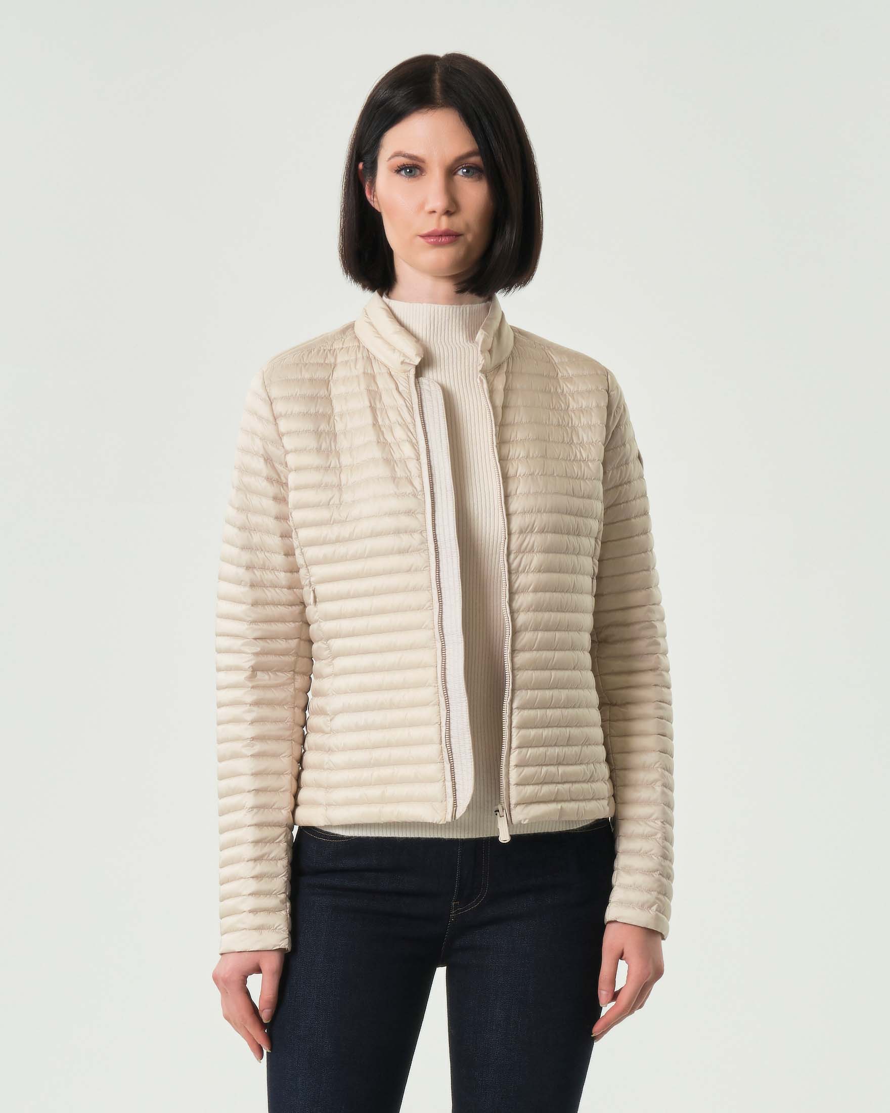 Piumino gesso Colmar Originals imbottito in piuma naturale 50 grammi senza cappuccio