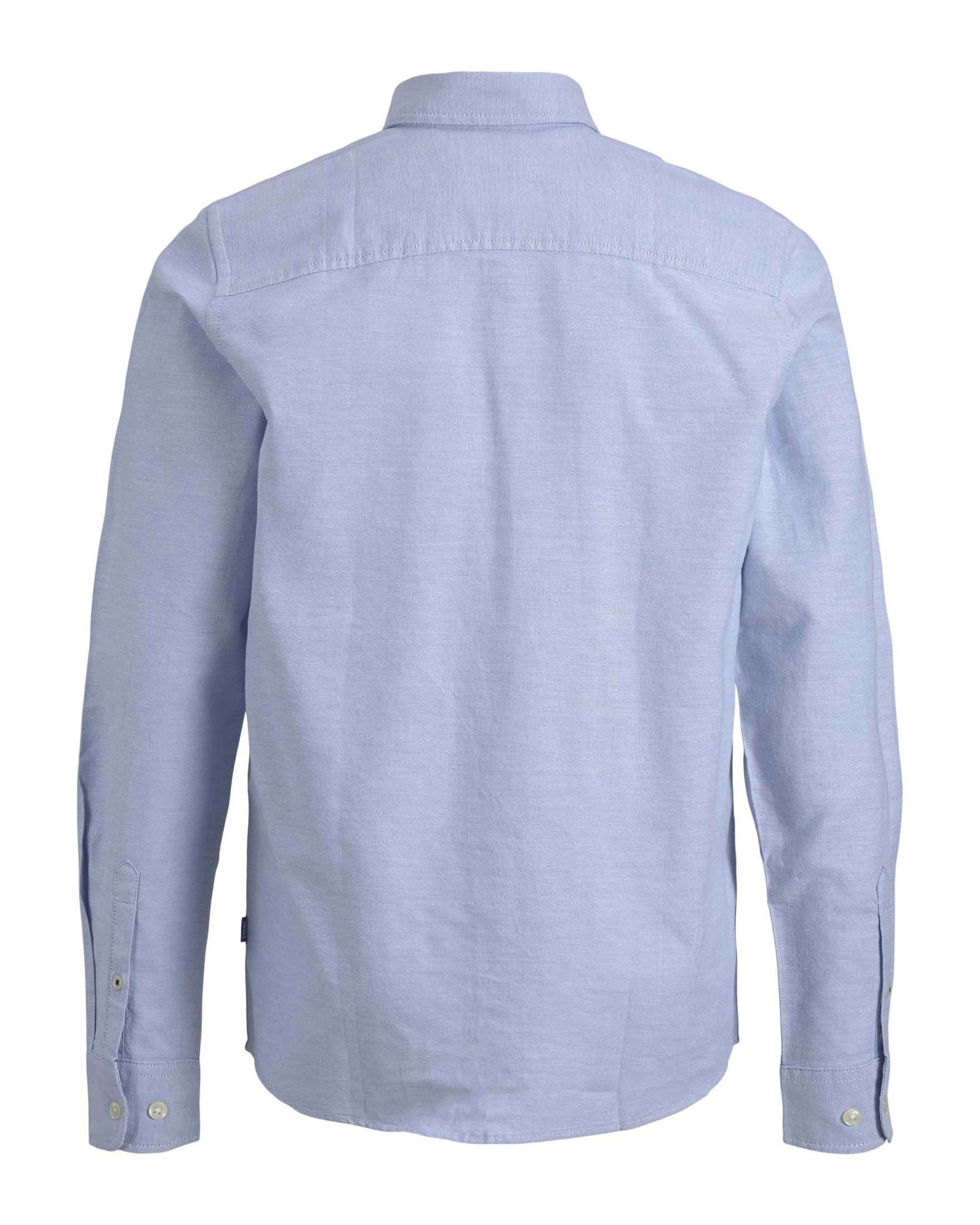 Camicia Jack & Jones in cotone oxford azzurro image