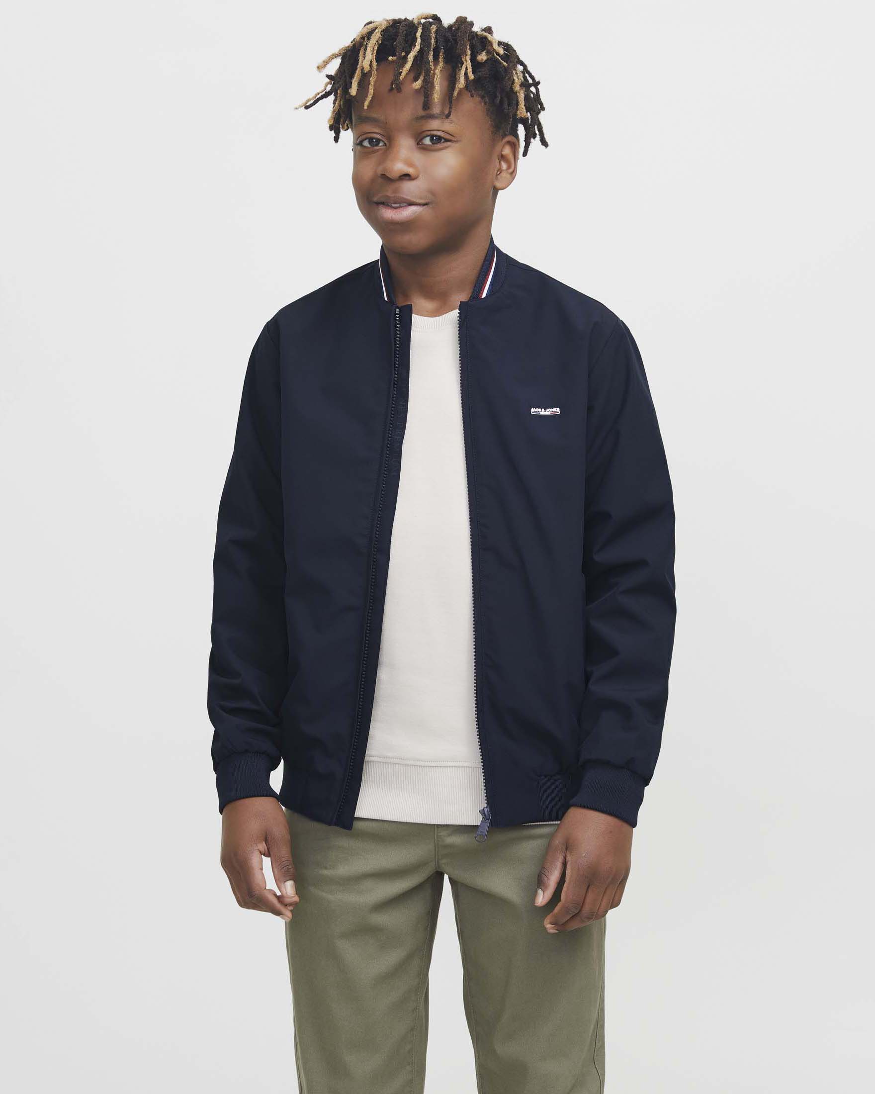 Bomber Jack & Jones blu antivento
