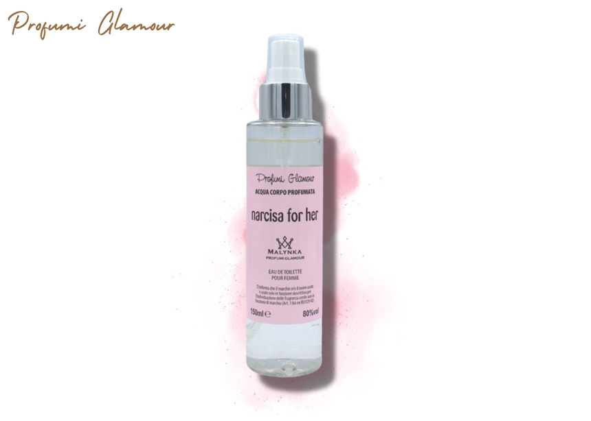 Glamour Acqua Corpo Profumata 150 Ml Fragranza Narcisa For Her
