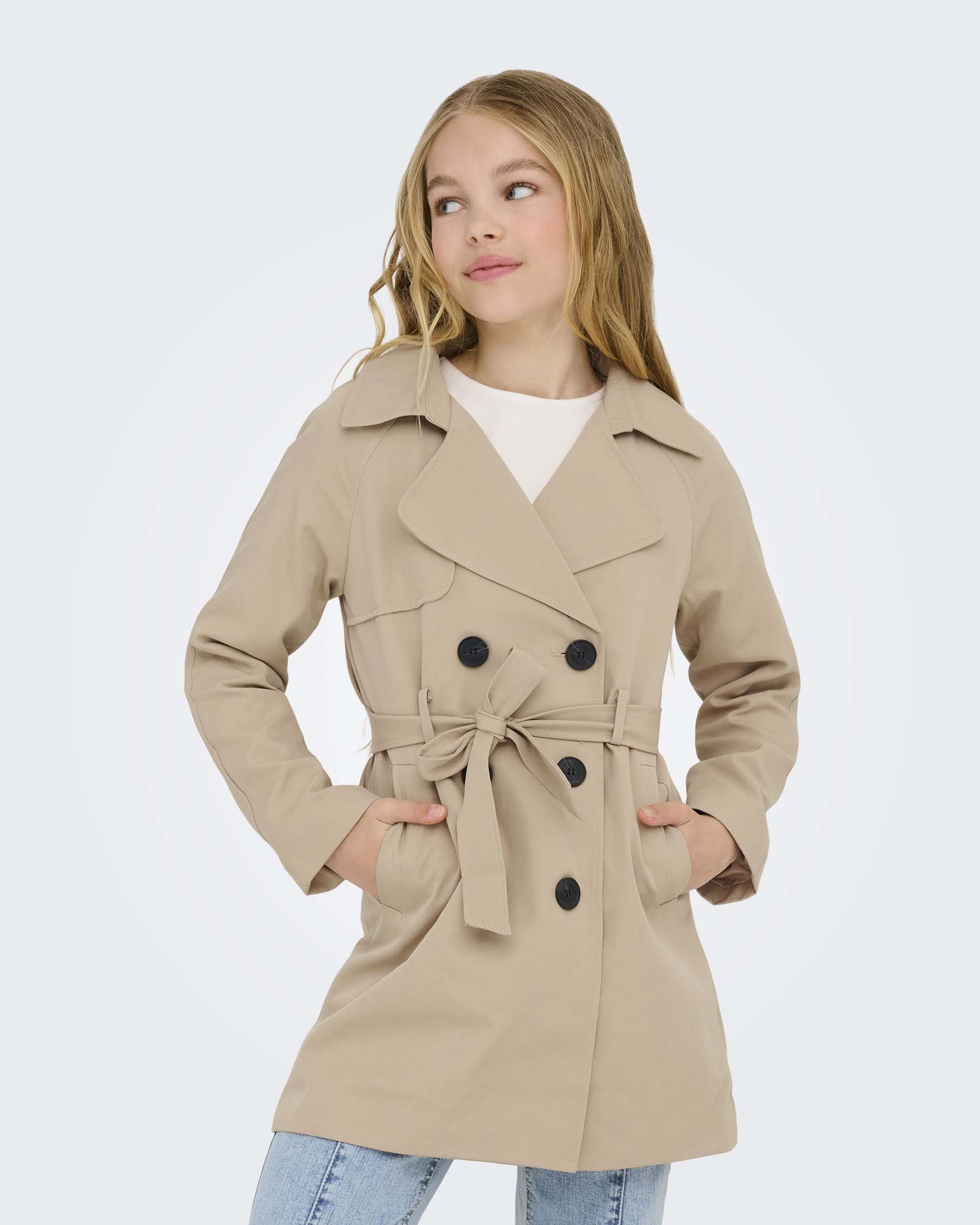 Trench beige Kids Only con cintura