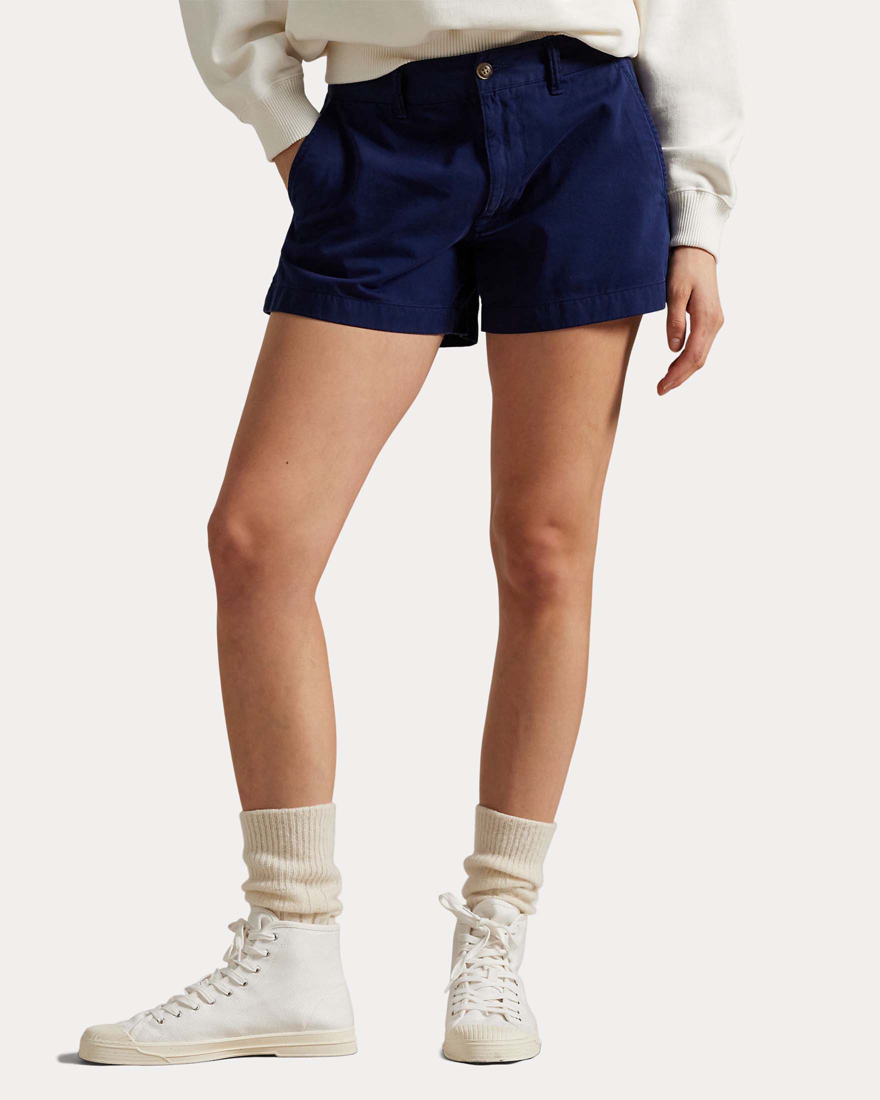 Bermuda blu Polo Ralph Lauren in puro cotone image