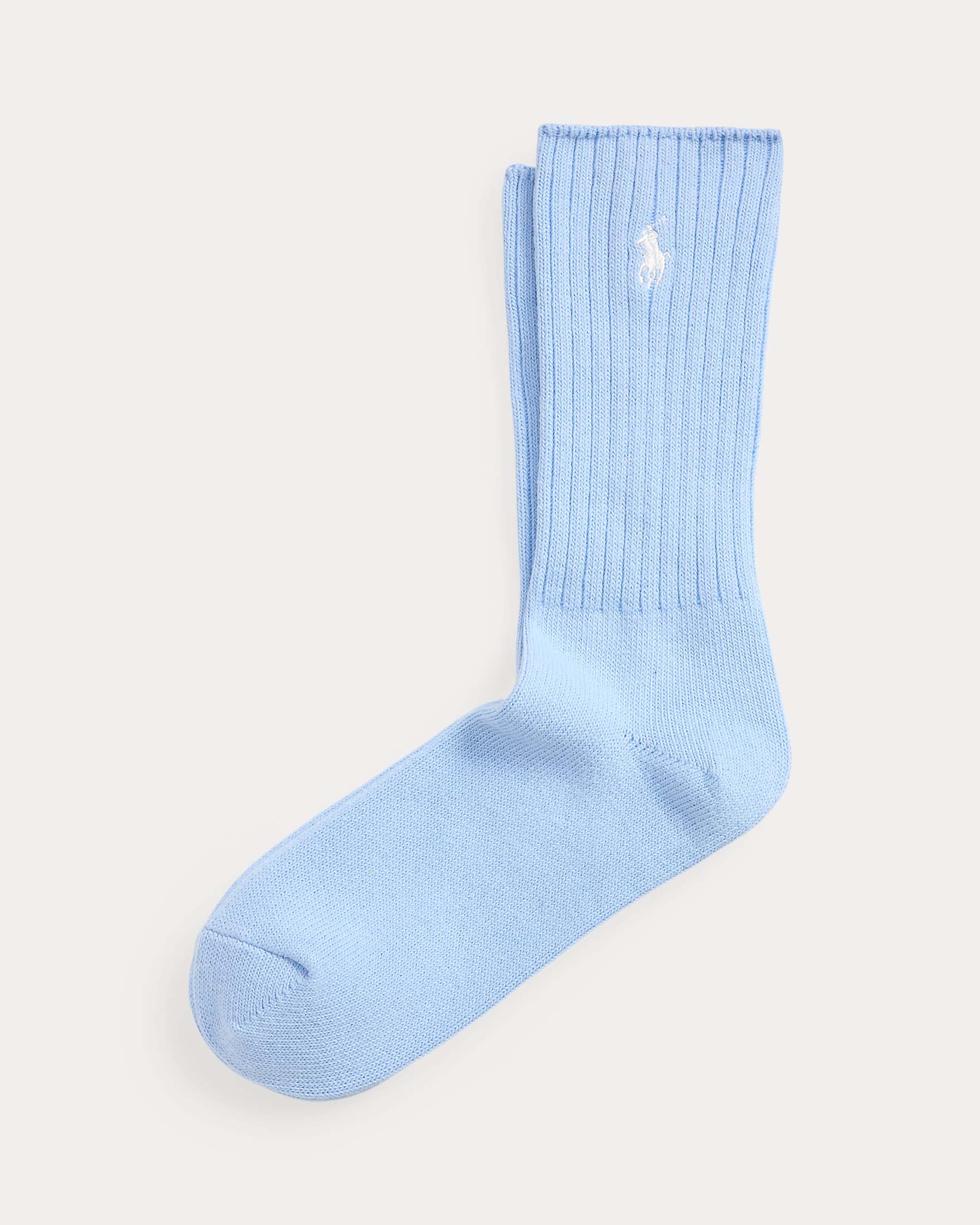 Calzini azzurri Polo in misto cotone