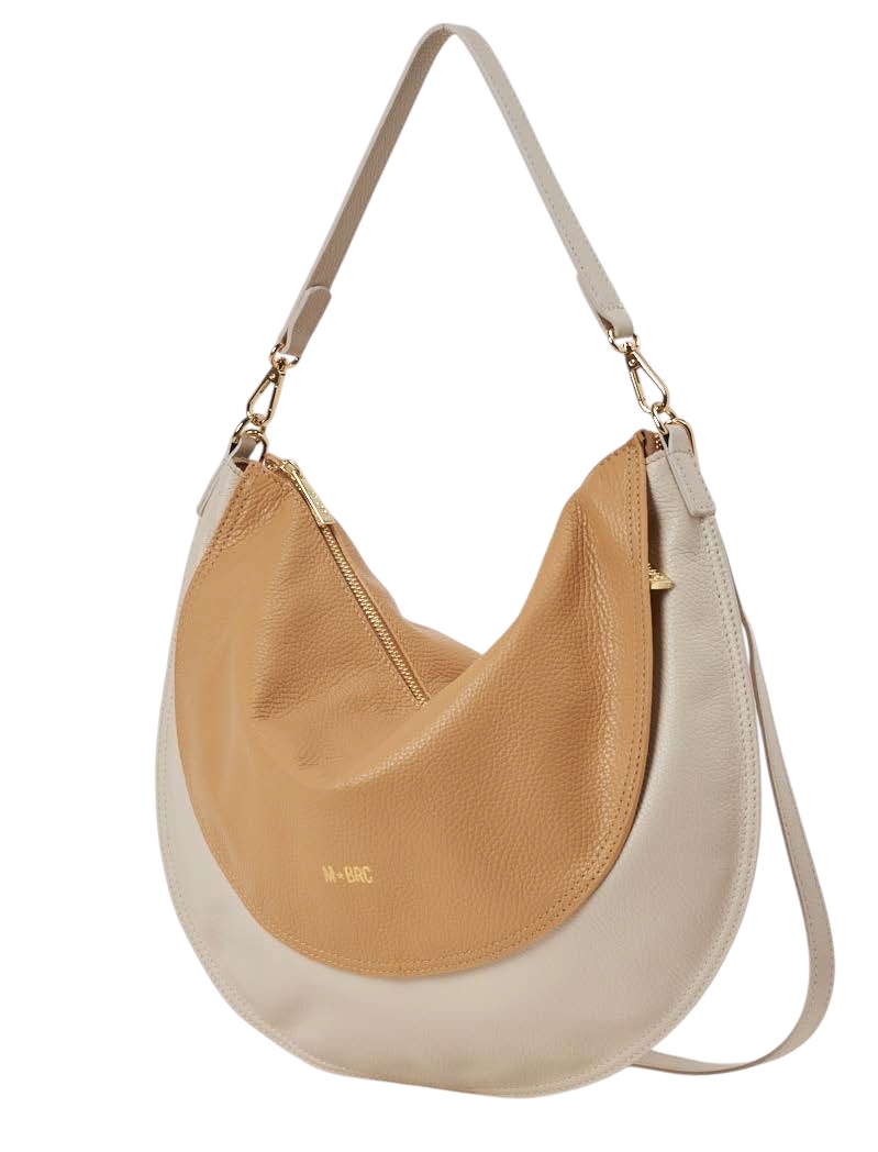 Sole Borsa a spalla H185 Avorio/Camel