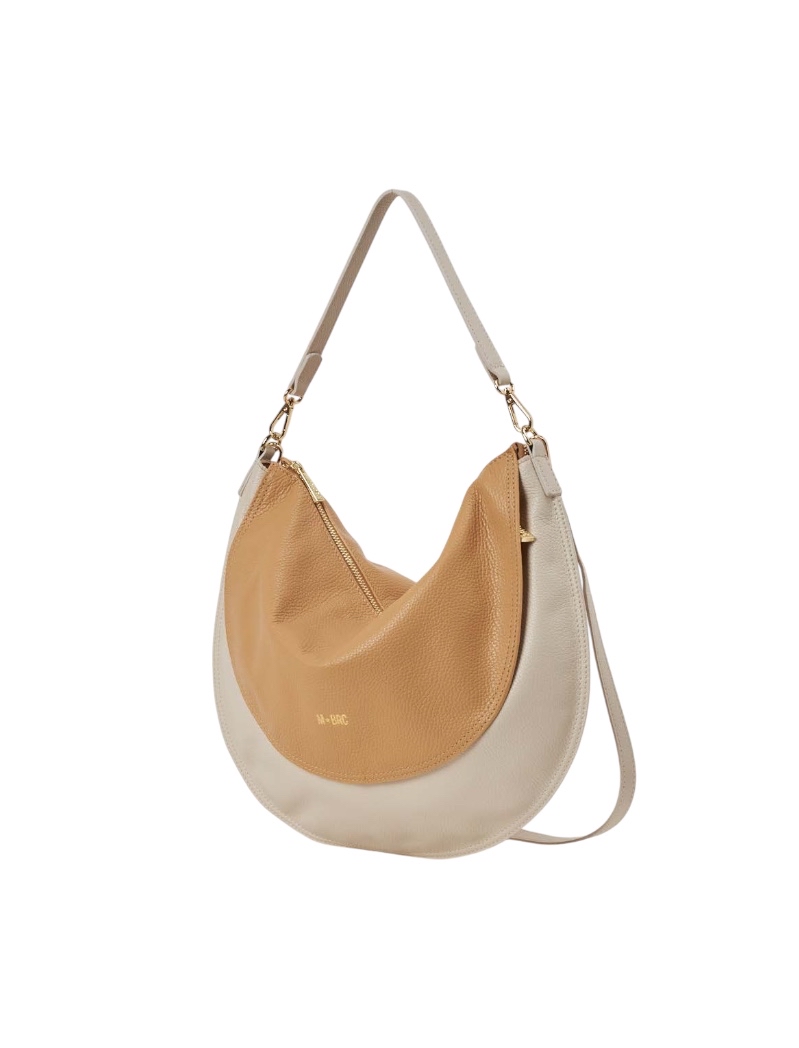 Sole Borsa a spalla H186 Avorio/Camel