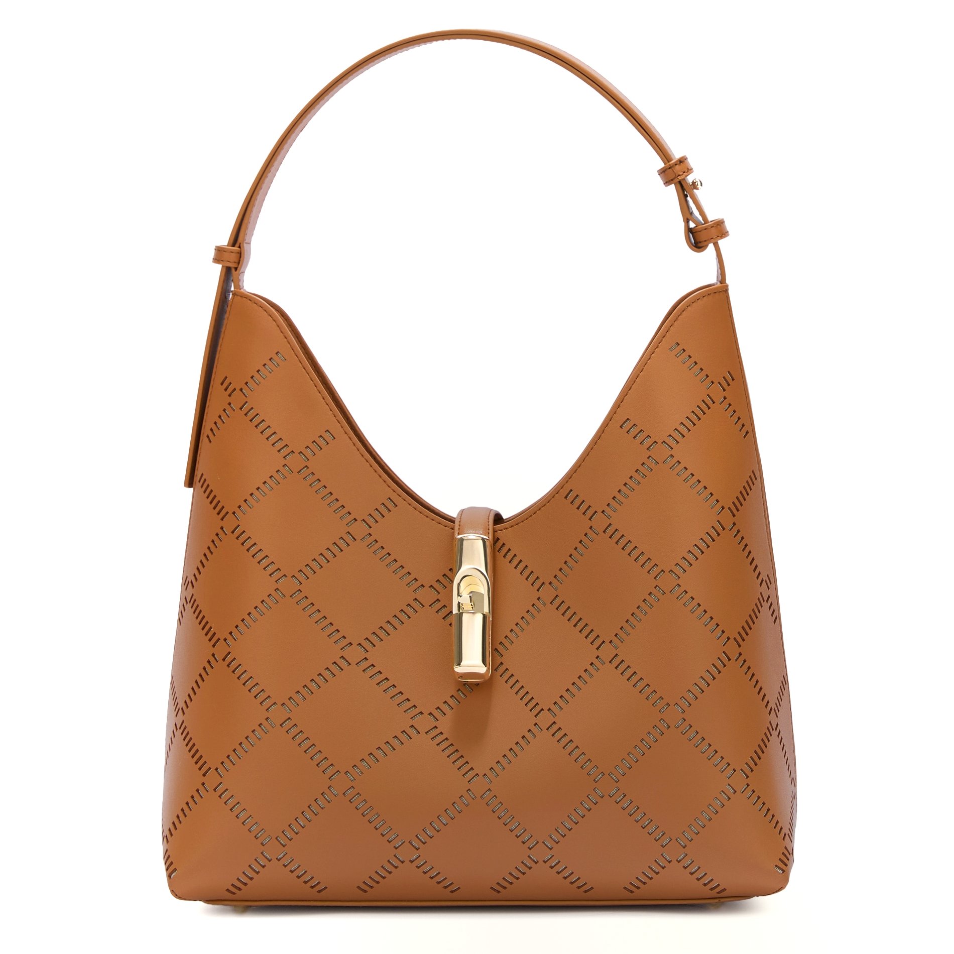 Furla Goccia Borsa a spalla BRANDY