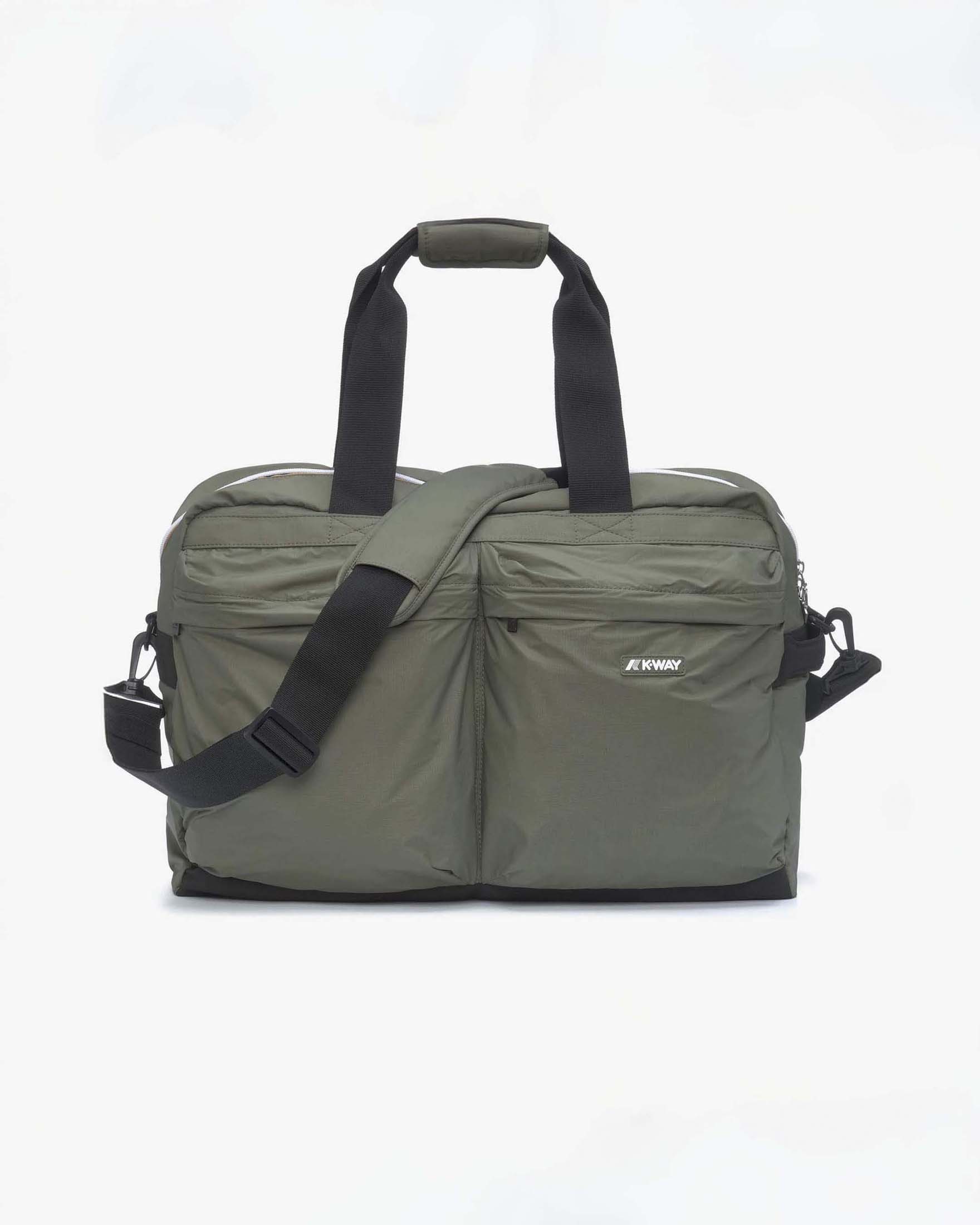 Borsone weekend Ardelu verde salvia in nylon ripstop leggero