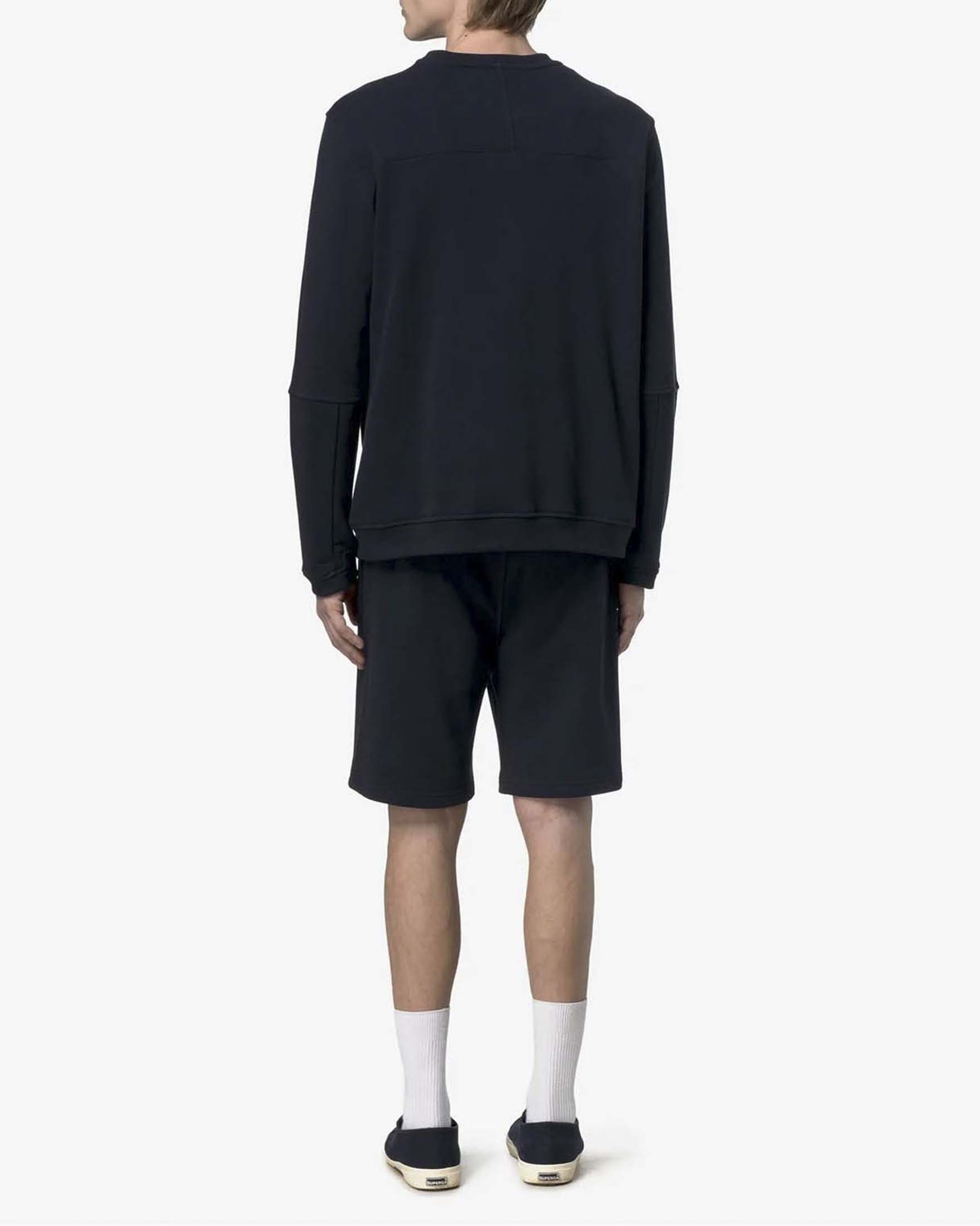 Felpa girocollo blu K-way Nael in misto cotone image