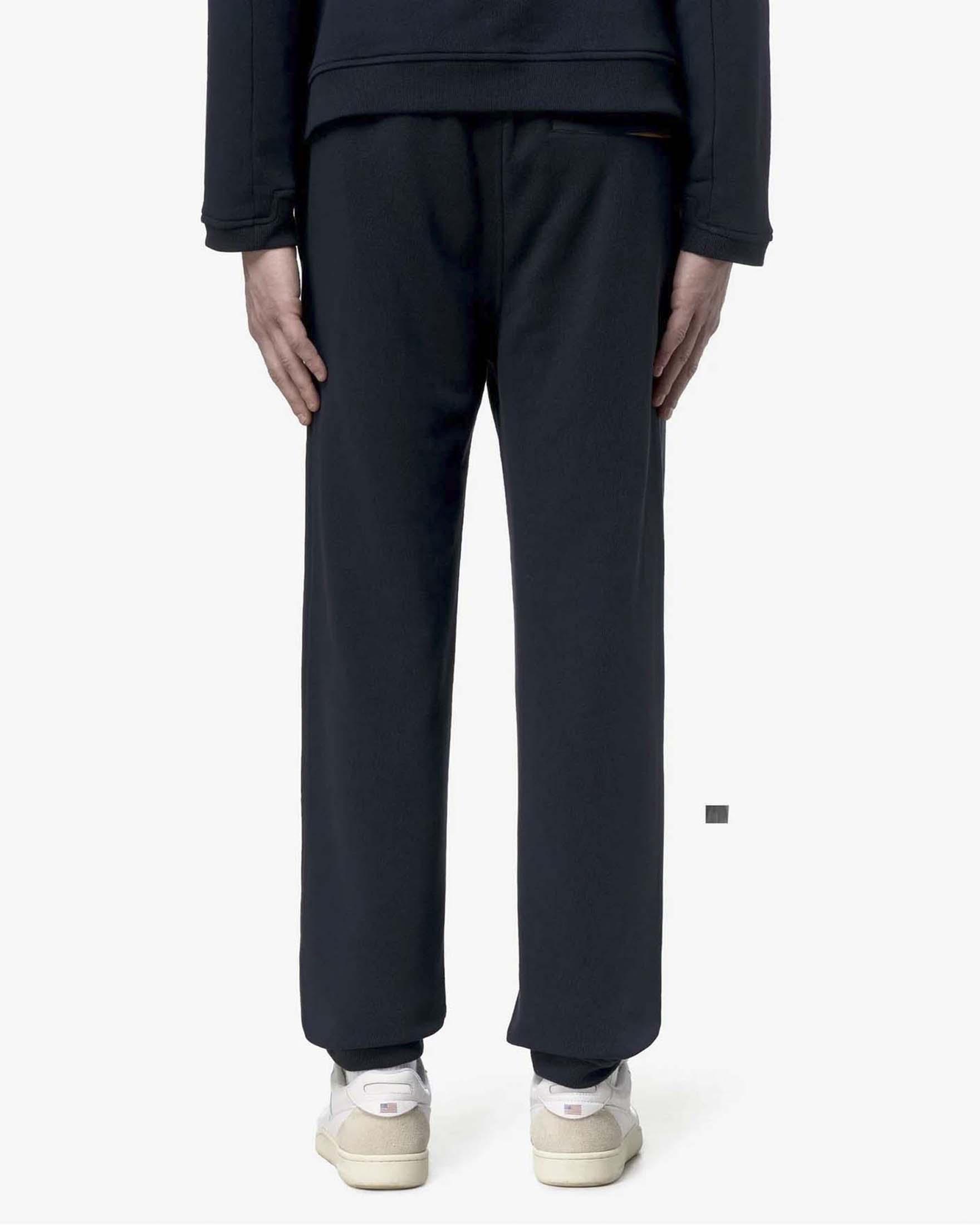 Pantalone K-way Philbert blu in felpa di cotone image