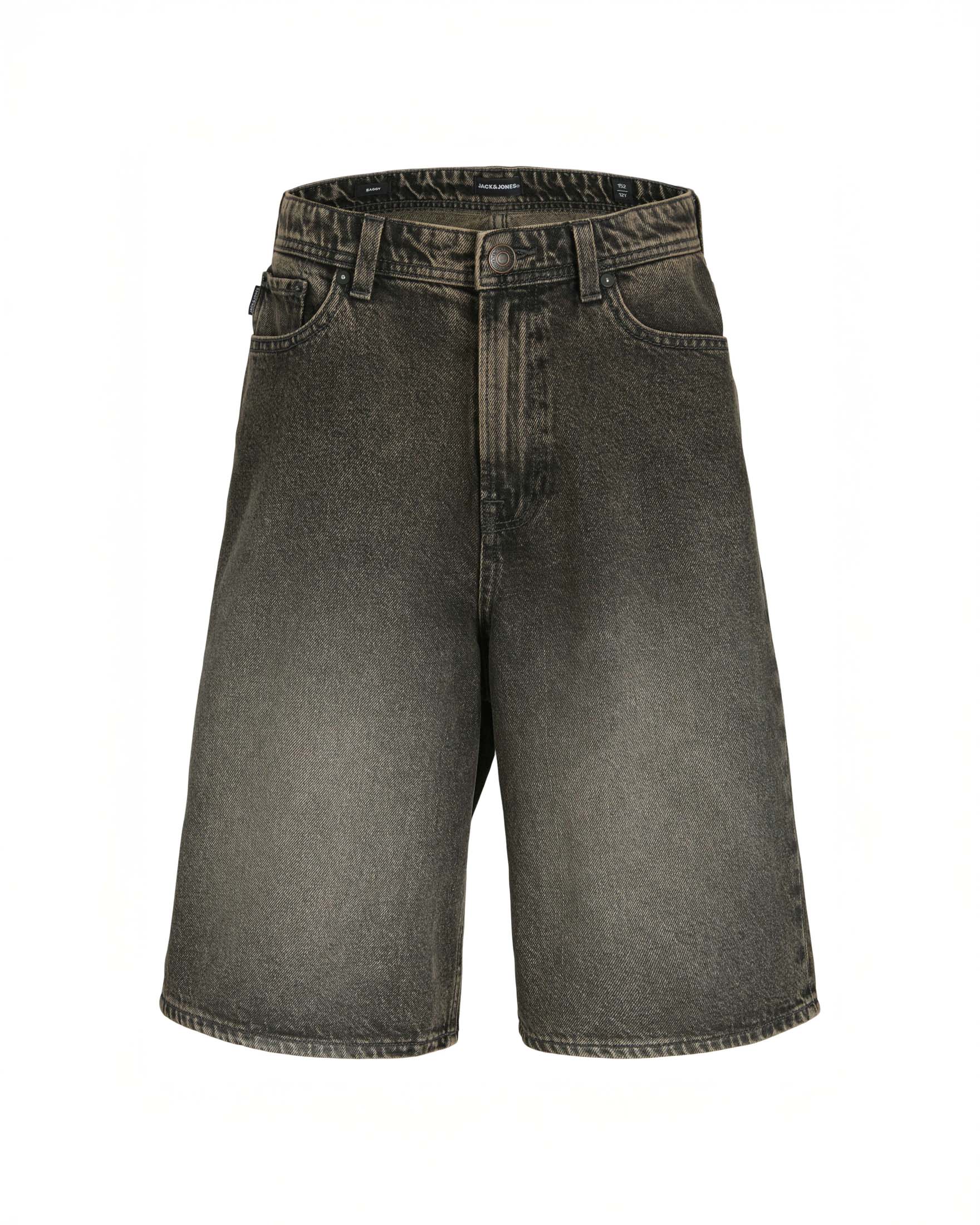 Bermuda baggy Jack & Jones in denim nero stone washed
