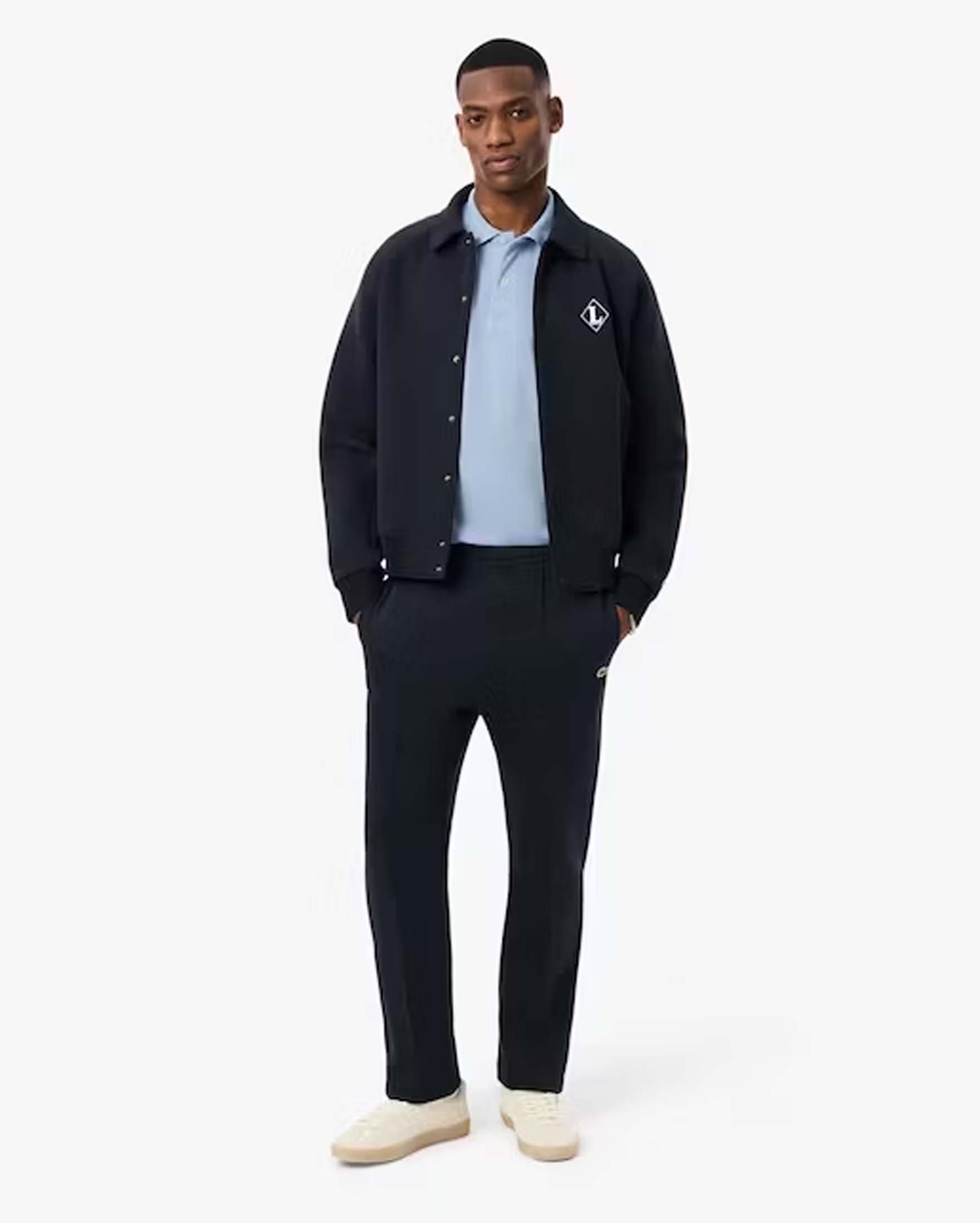Lacoste — Polo Lacoste azzurra mezza manica classic fit L.12.12 Light