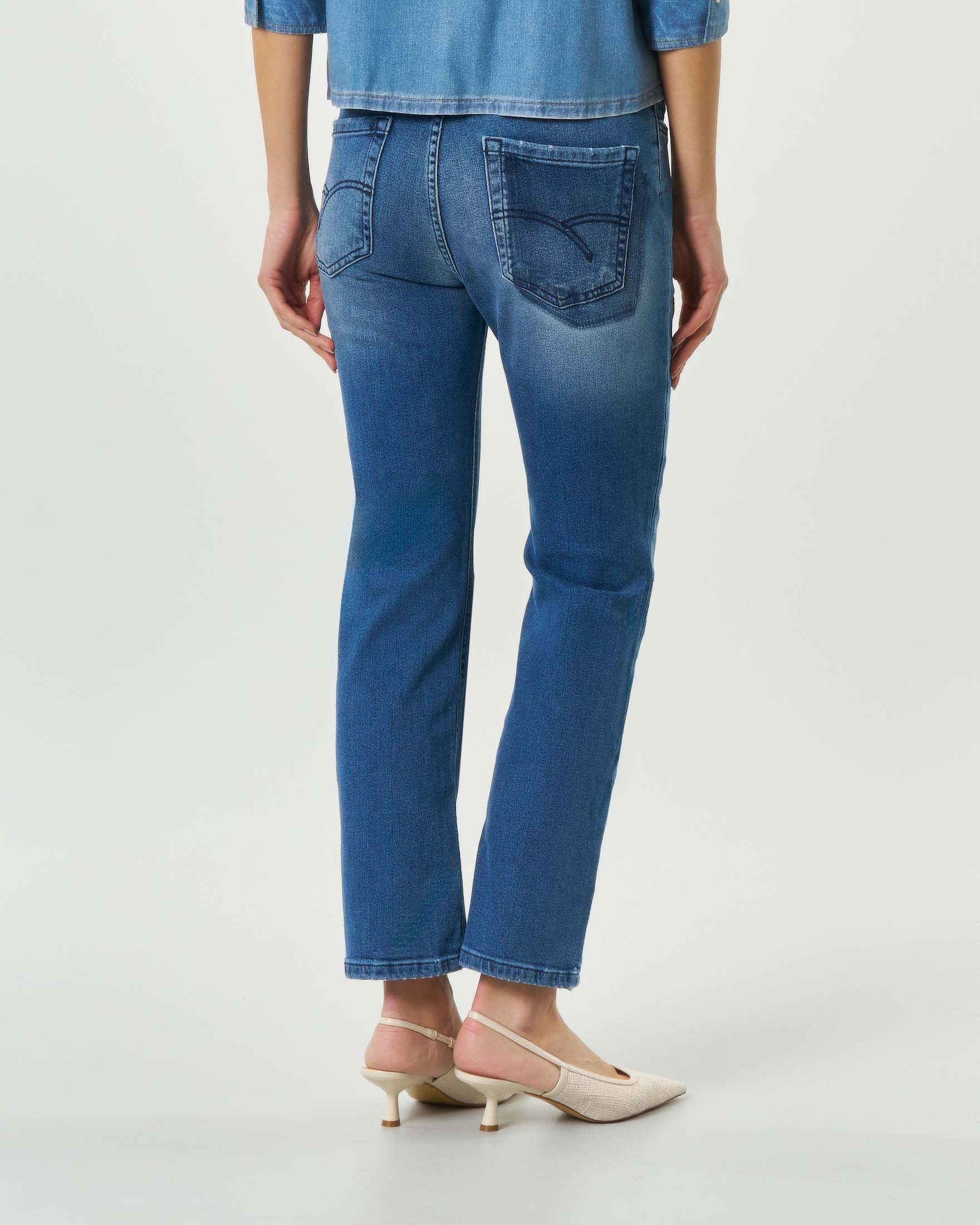 Jeans flare Marella Sport lavaggio medio in cotone stretch