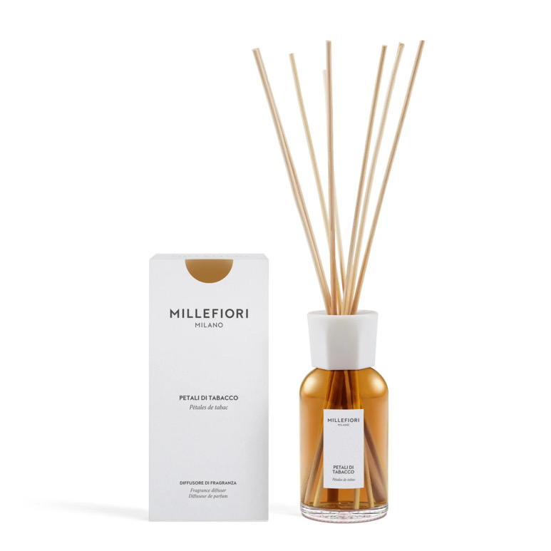Diffusore di Fragranza a Stick 250 ml. Petali di Tabacco Millefiori Milano