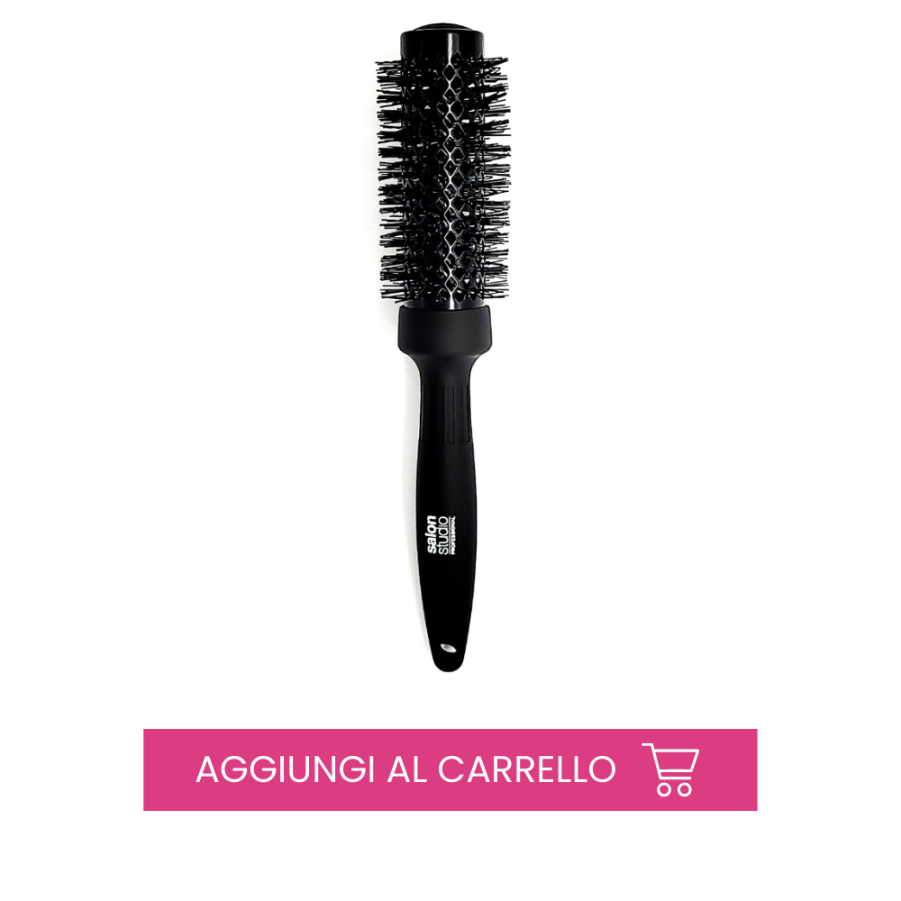 Spazzola Tormalina + Cheratina  Ø33