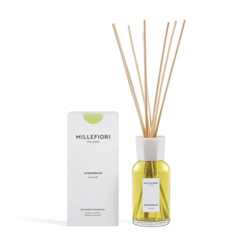 Diffusore di Fragranza a Stick 250 ml. Lemon Grass Millefiori Milano