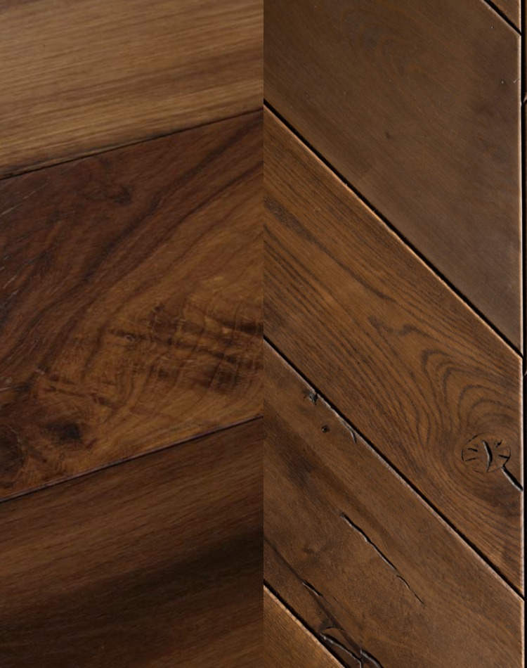 parquet in rovere nuovo a confronto parquet in rovere antico