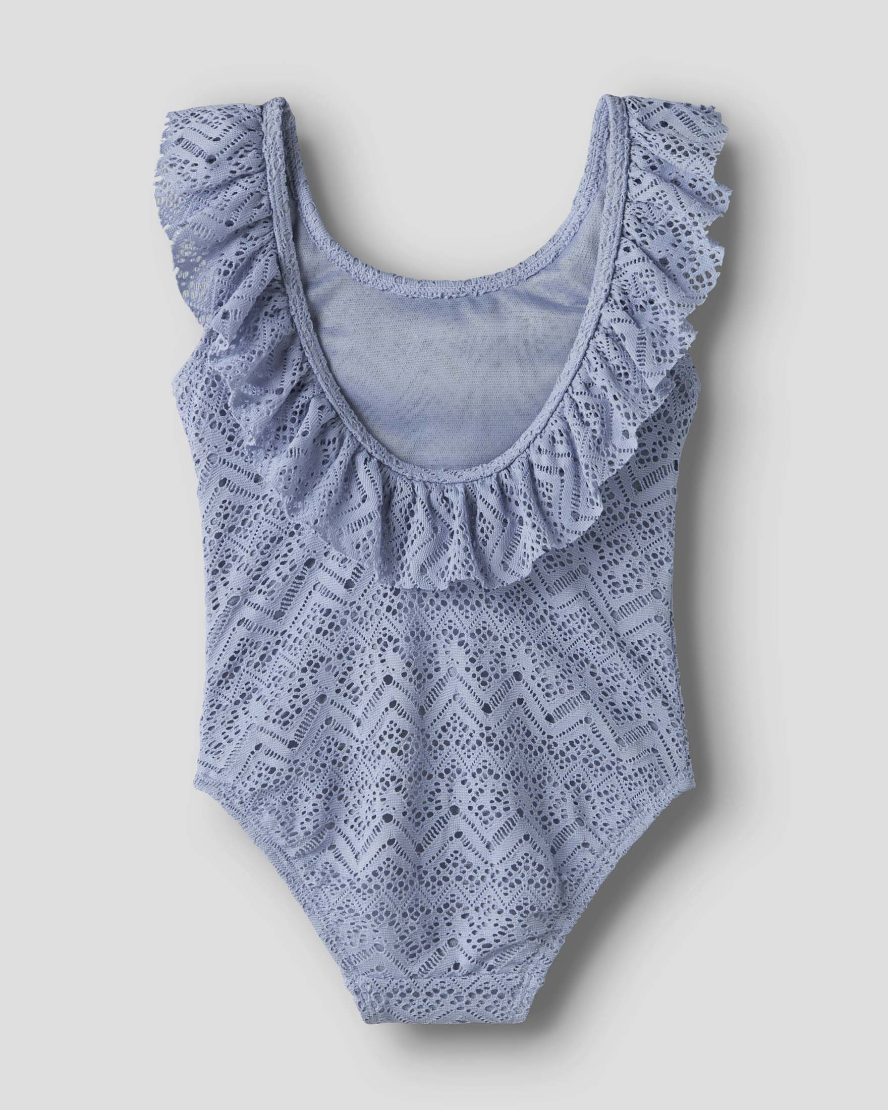 Costume intero Lil'Atelier azzurro con pizzo e volant image