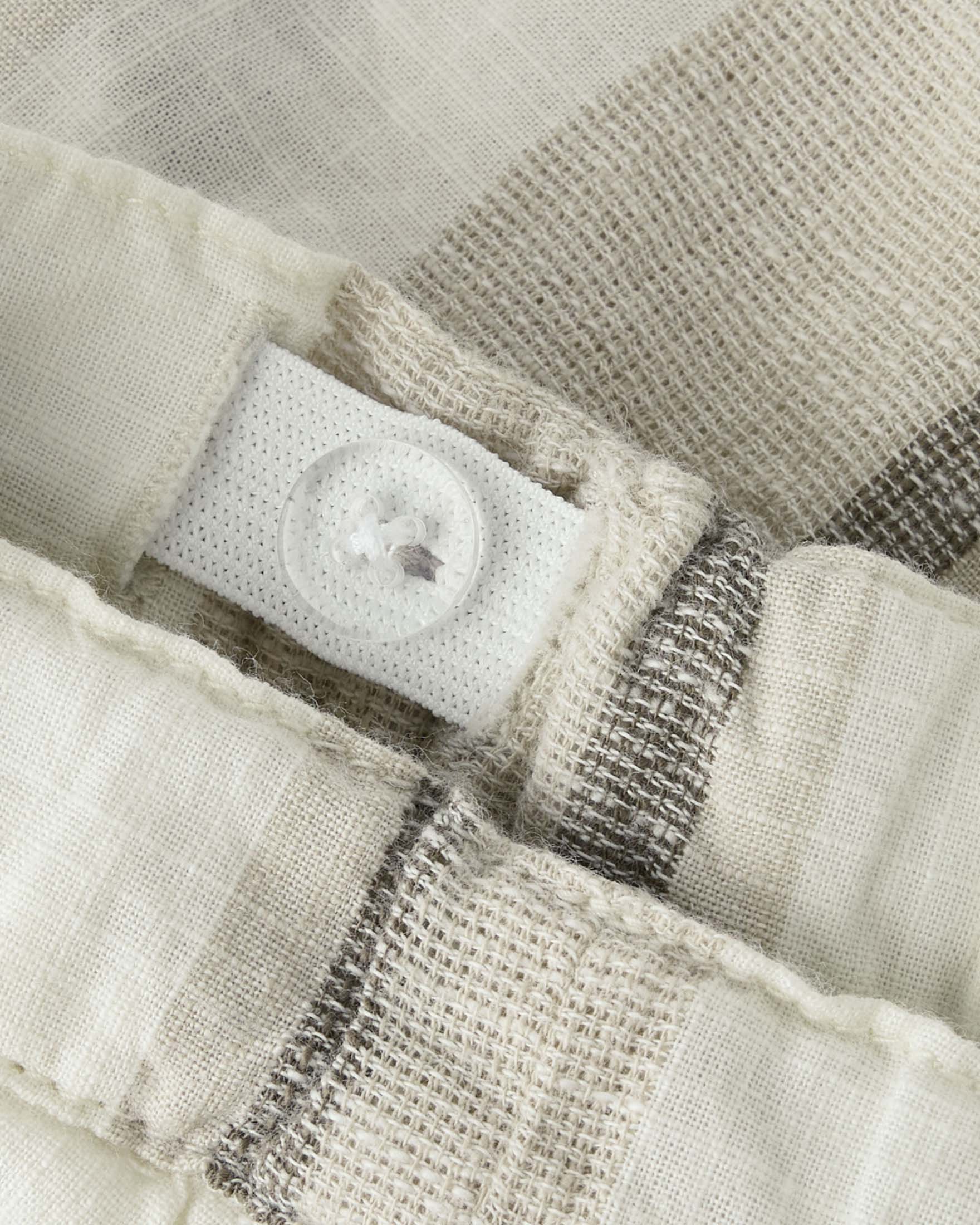 Bermuda a righe beige Lil'Atelier in puro cotone